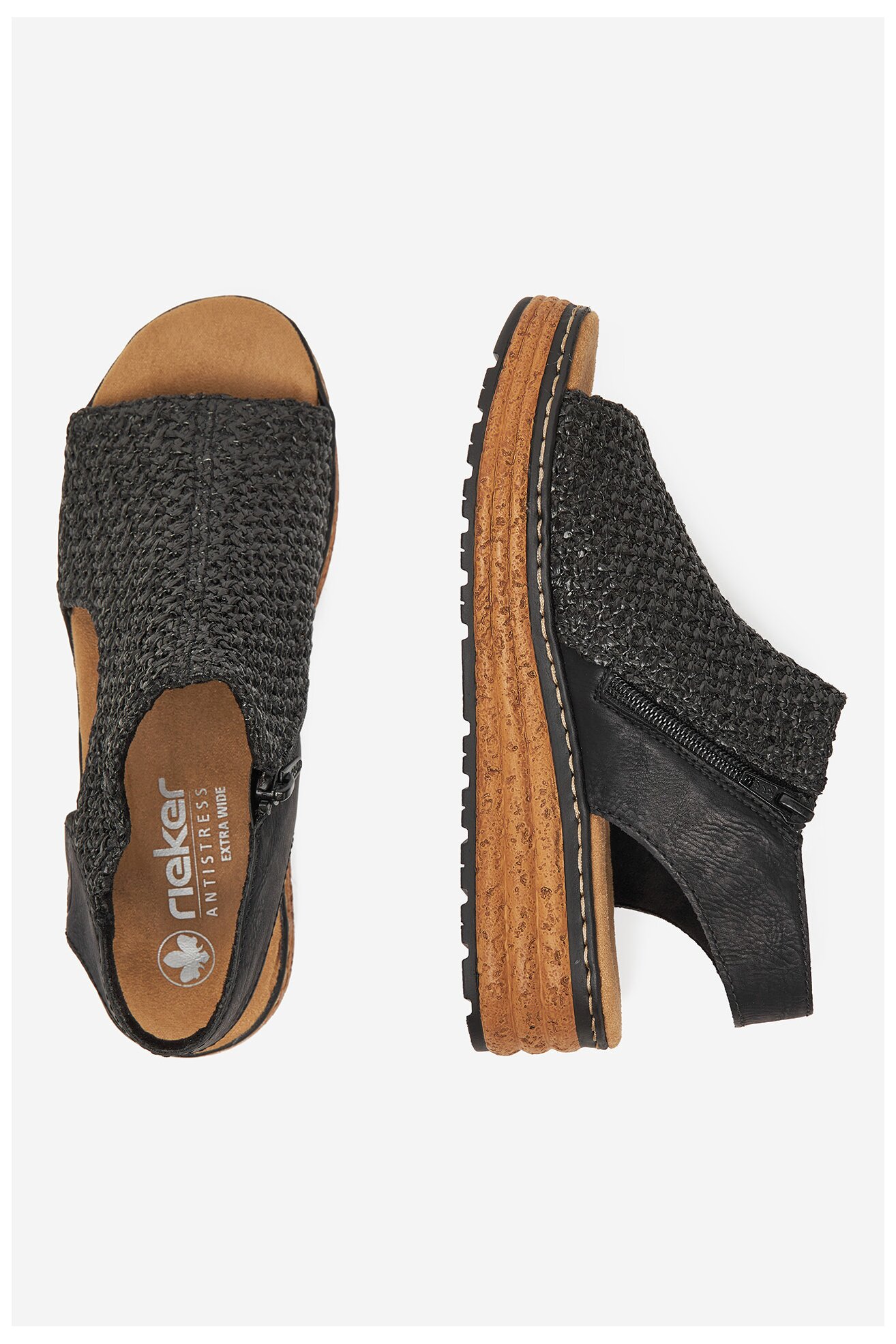 Sandały Rieker 62783-00 Czarny