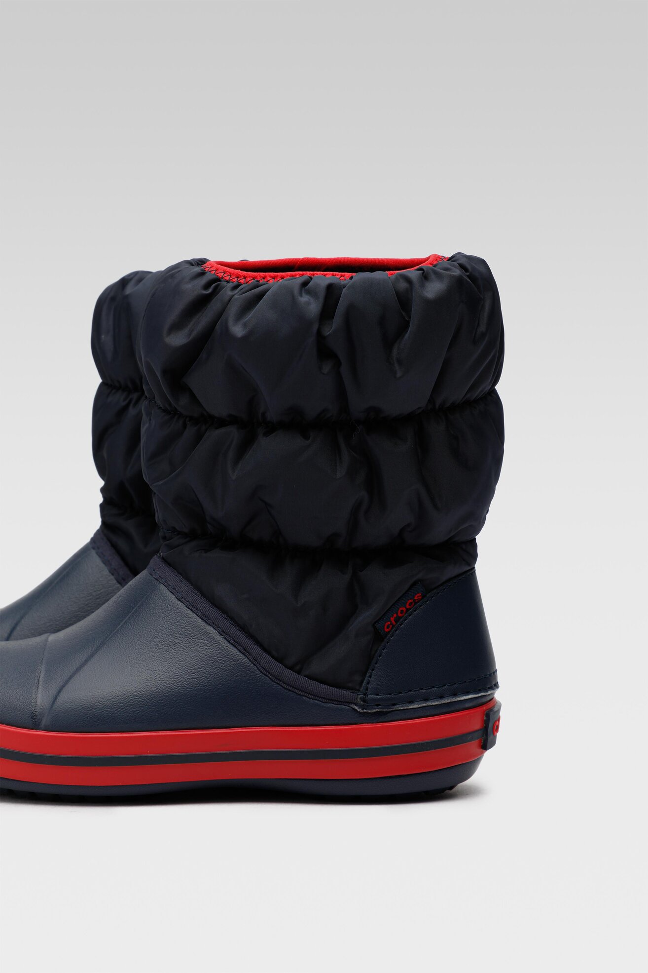 Kozaki Crocs WINTER PUFF BOOT KIDS 14613-485 Granatowy