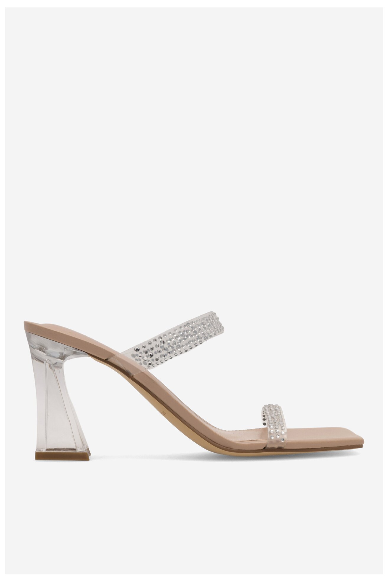 Klapki MARC FISHER F-ANLITA CLR01 Przezroczysty