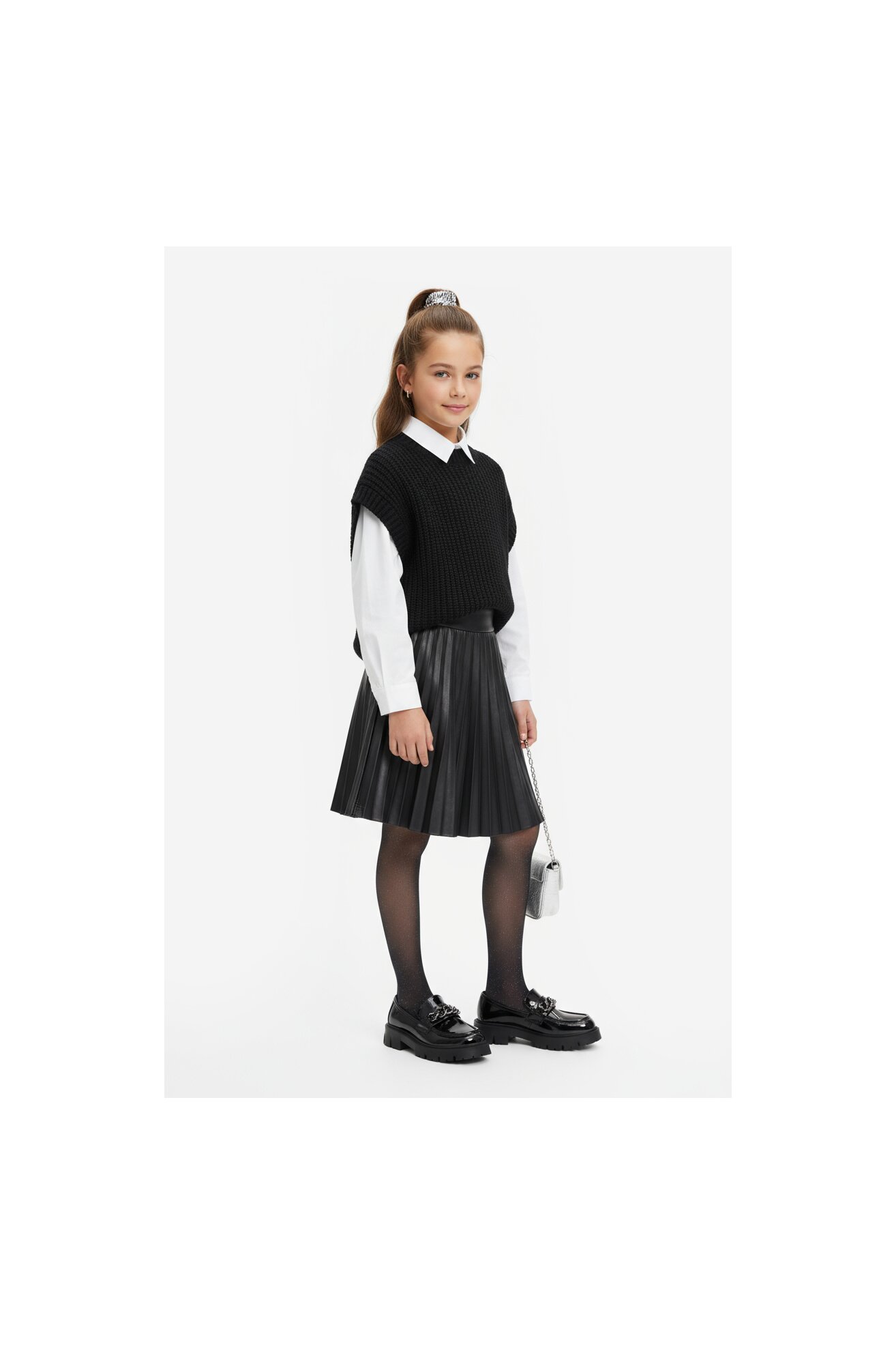 Półbuty DeeZee CEO-CS5907-07 Czarny