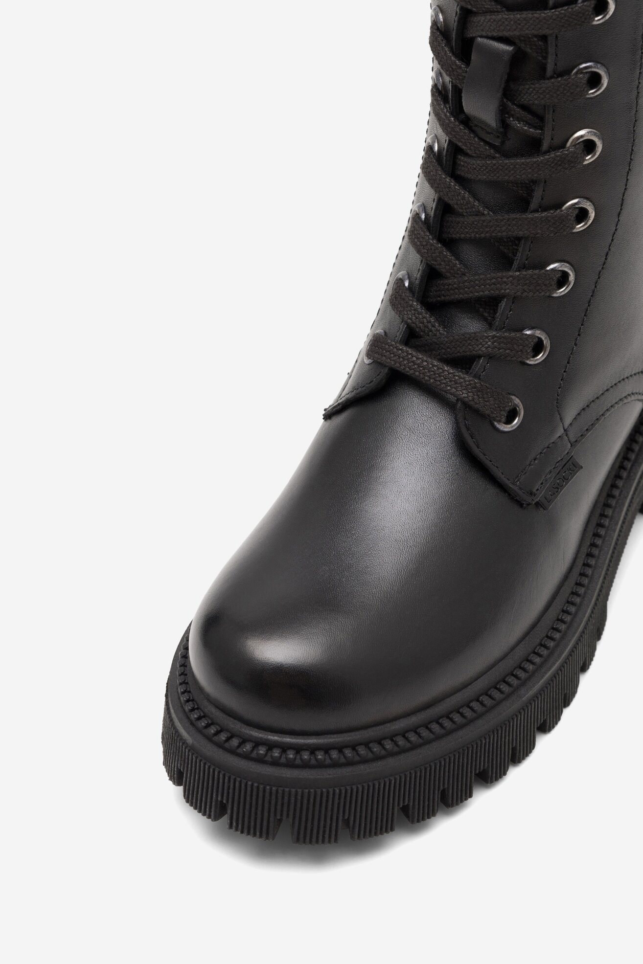 Šněrovací vyšší obuv Lasocki Young BETINA CI12-BETINA-01 ČERNÁ