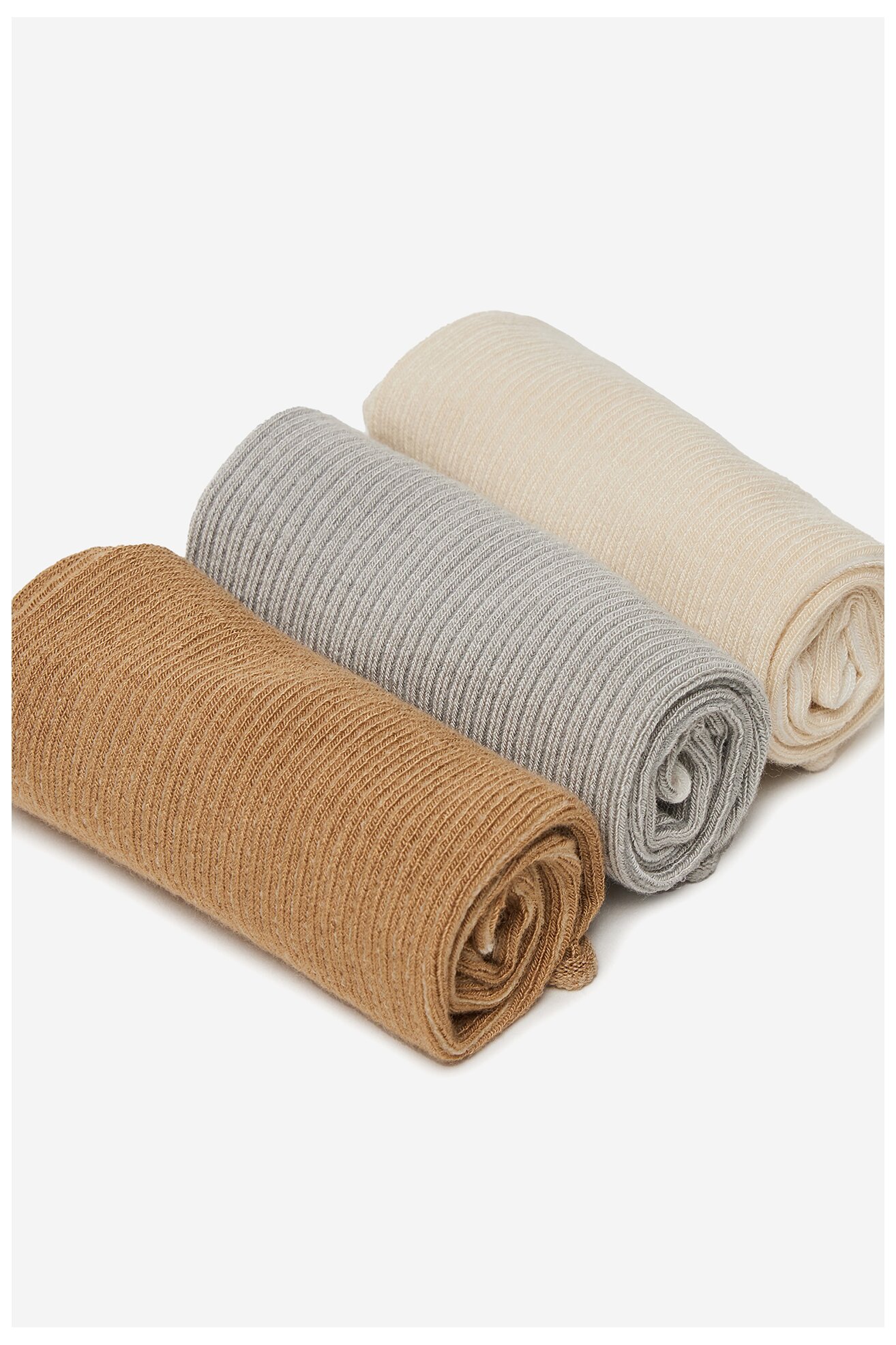 Skarpetki NINE WEST BR_NW_01_Z_SS25 (3 PACK) WHITE Szary jasny