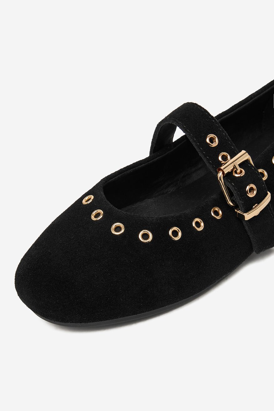 
                Lasocki - Baleriny skórzane - 5906751933008