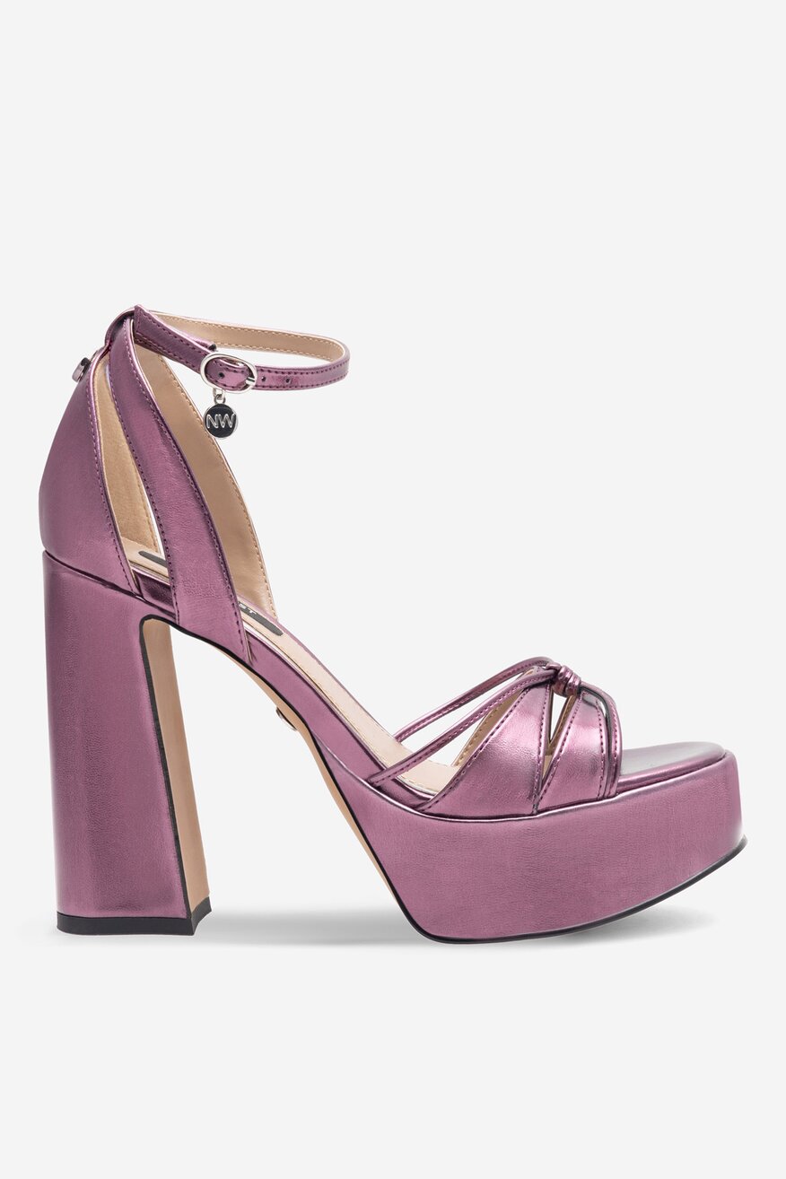 Sandály NINE WEST FIALOVÁ - 5905588148159