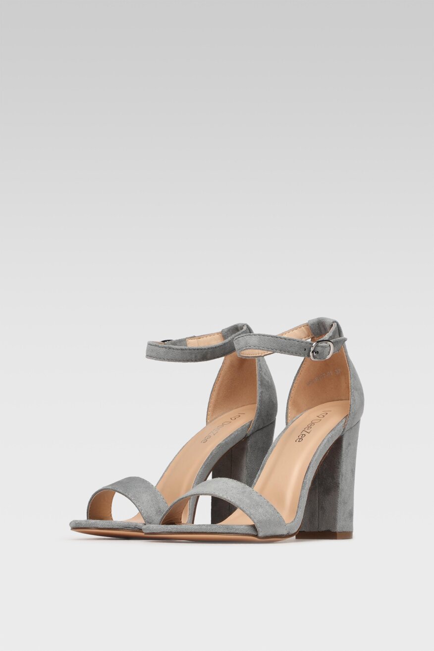 
                DeeZee - Sandały na obcasie niebieskie - 5903698612737