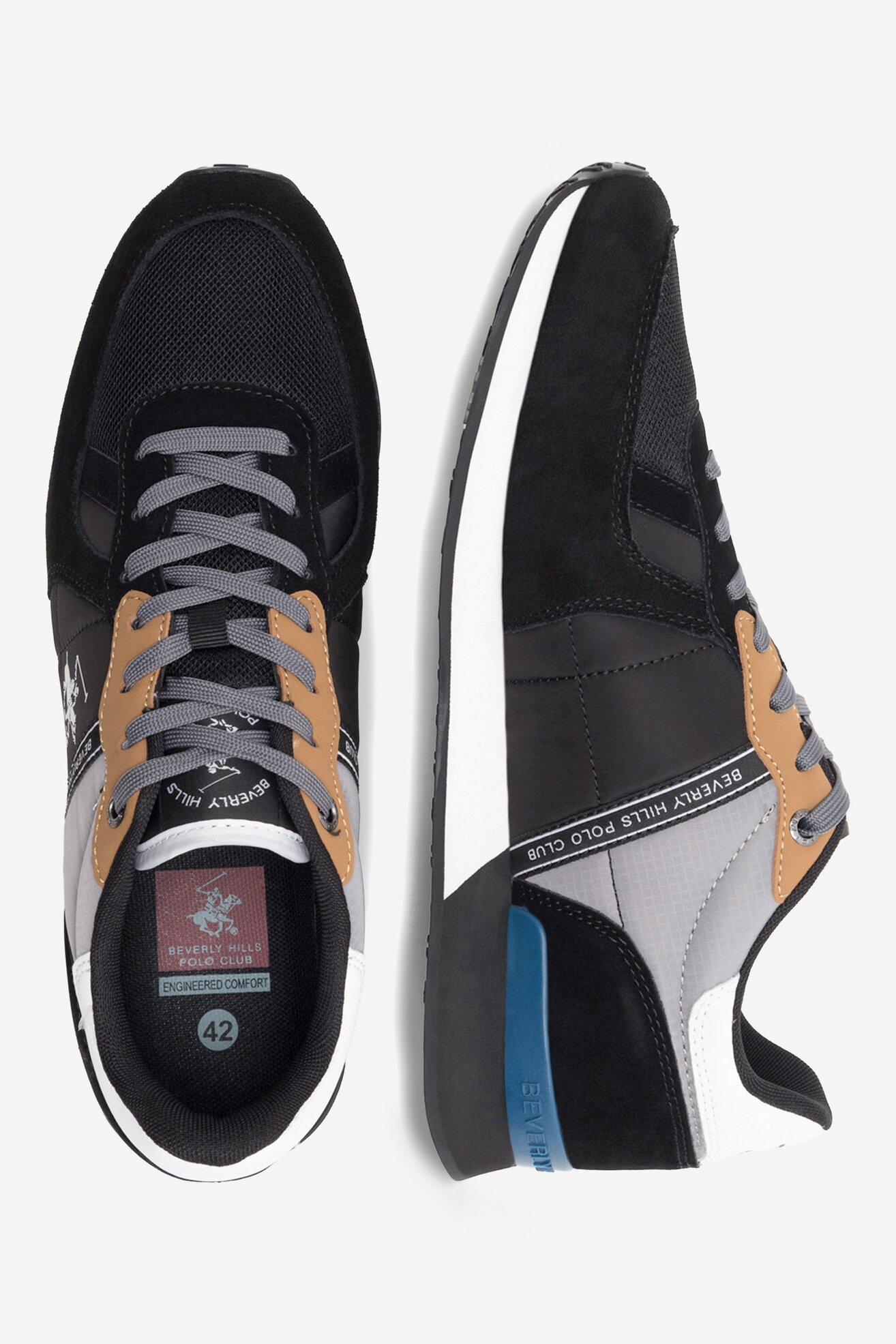 Sneakerși Beverly Hills Polo Club PEPE-01 NEGRU