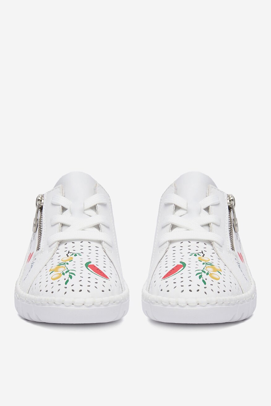 
                Половинки обувки Rieker БЯЛ - 5906751837276