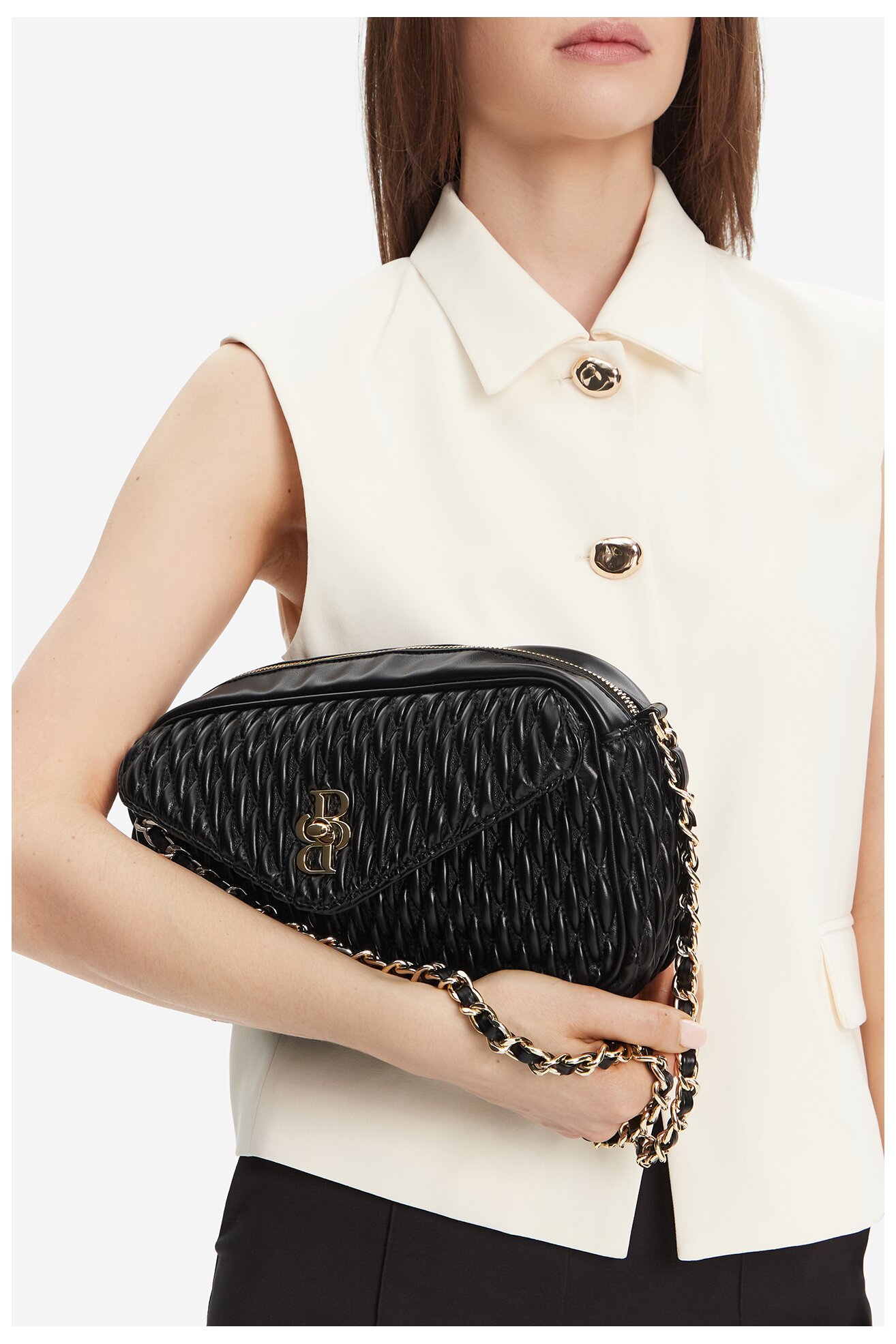 Kézitáska Badura TYL00276. FEKETE