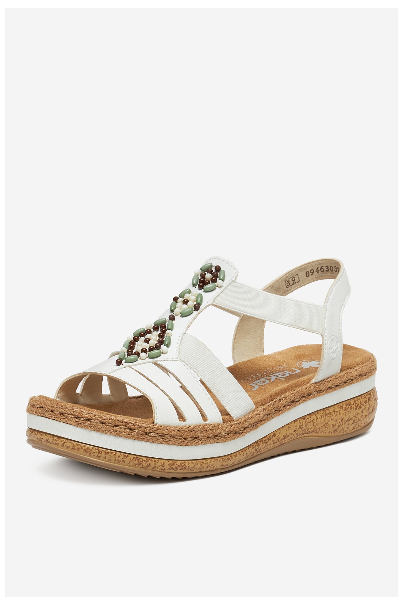 Szandál Rieker V0920-80 FEHÉR