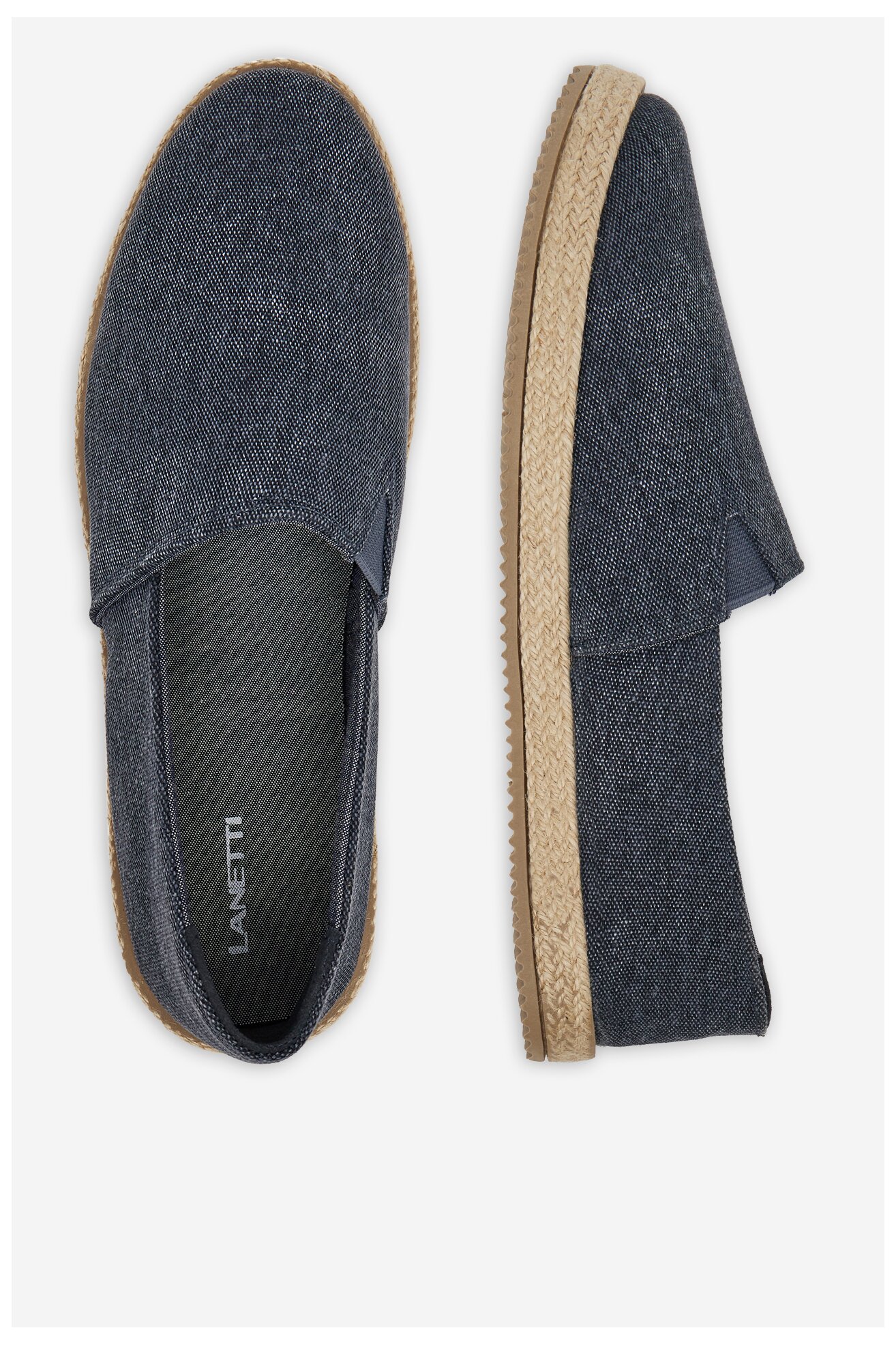 Eспадрили Lanetti MF1594-1 ДЕНИМ