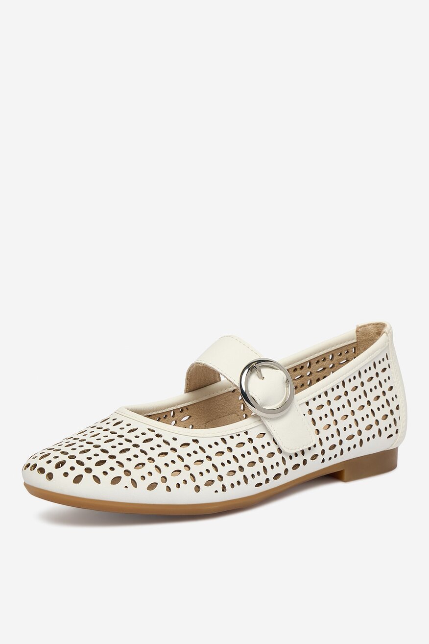 
                Remonte - Baleriny skórzane - 5906751735855