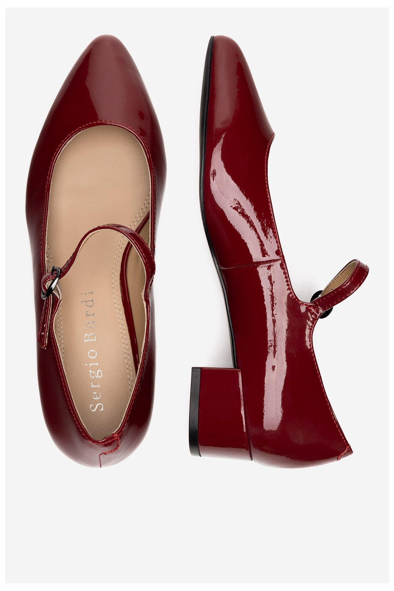 Туфлі-Човники Sergio Bardi WYL4033-1Z-SB БОРДОВИЙ