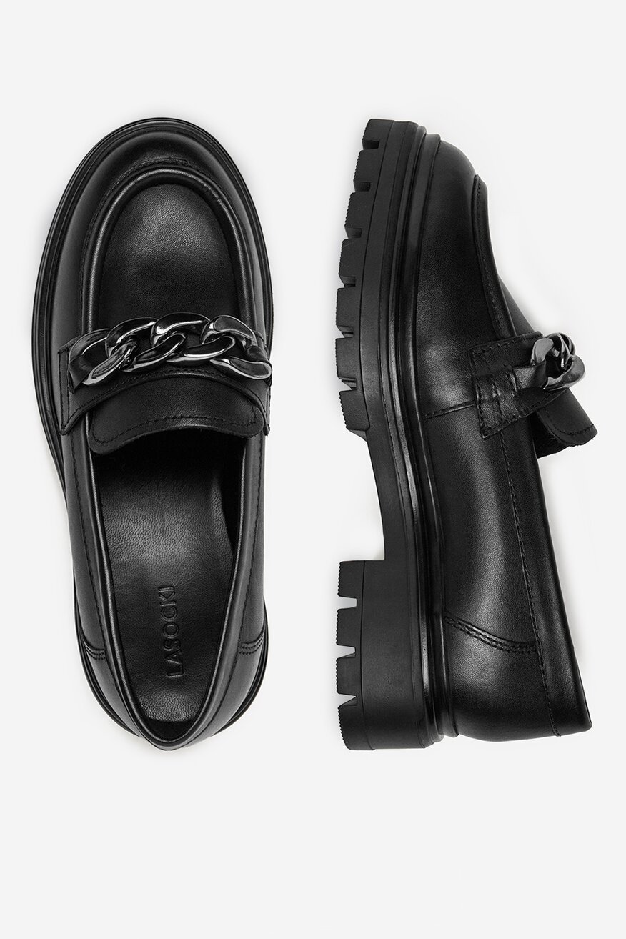 
                Lasocki Young - Loafersy skórzane - 5906751198315