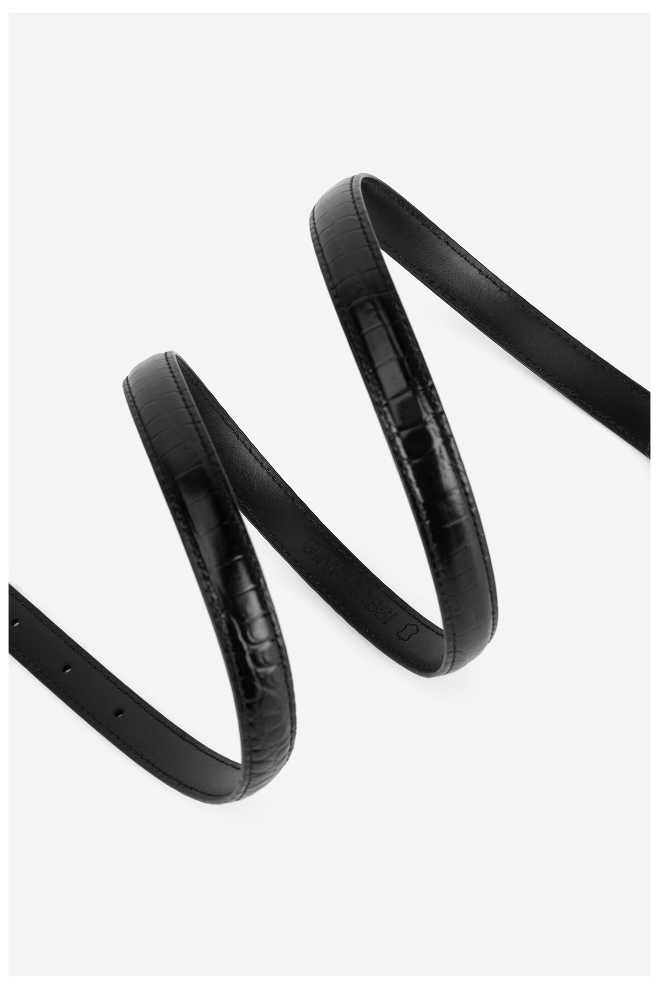 Pasek damski Gino Rossi BLYL24003-2 CR Czarny