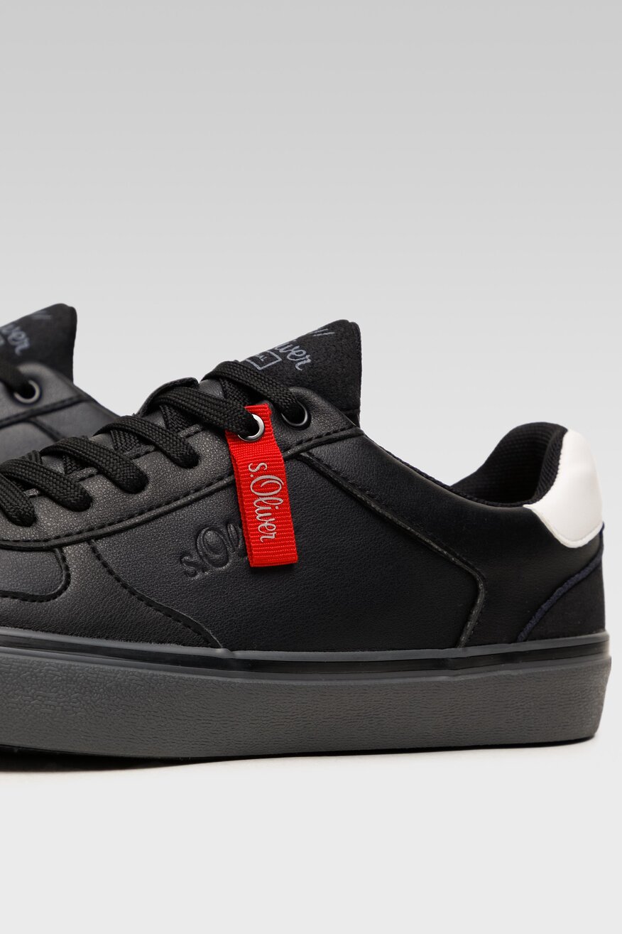 
                S.Oliver RED LABEL - Półbuty czarne sznurowane - 5903698916071