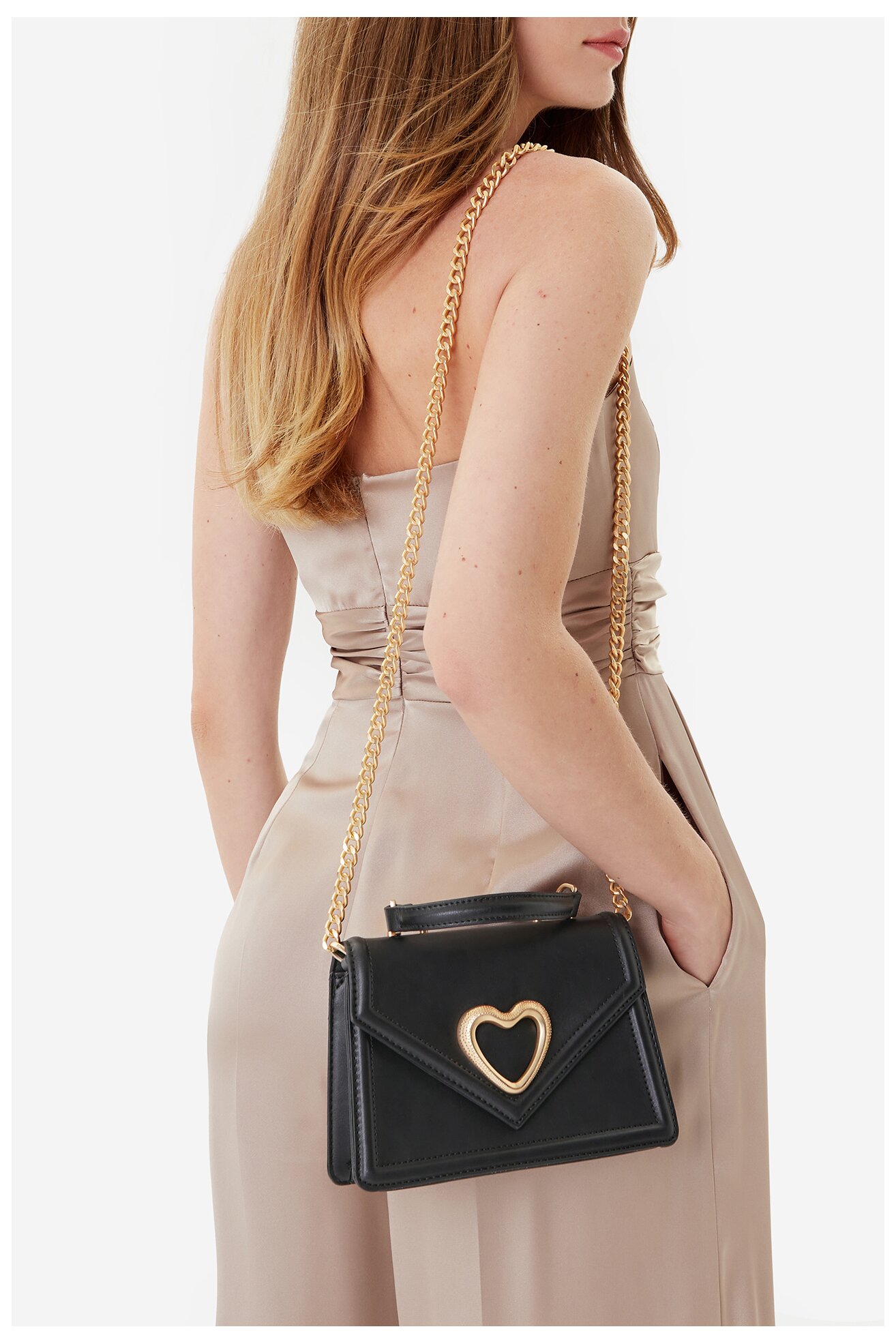 Дамска чанта EVA MINGE EO-ALYSSA-KY162 ЧЕРЕН