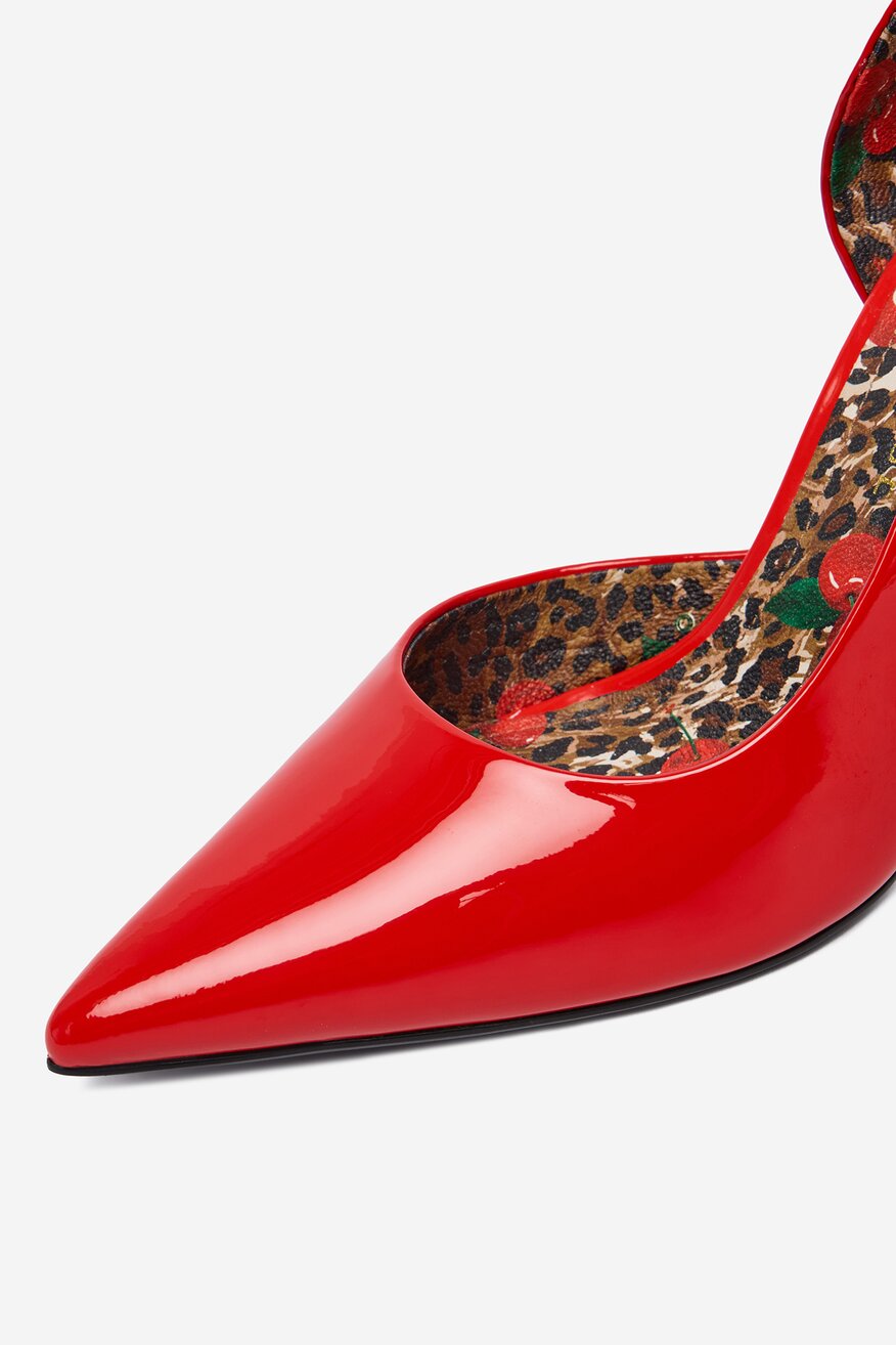 Pantofi cu toc EVA MINGE ROŞU - 5906751321737