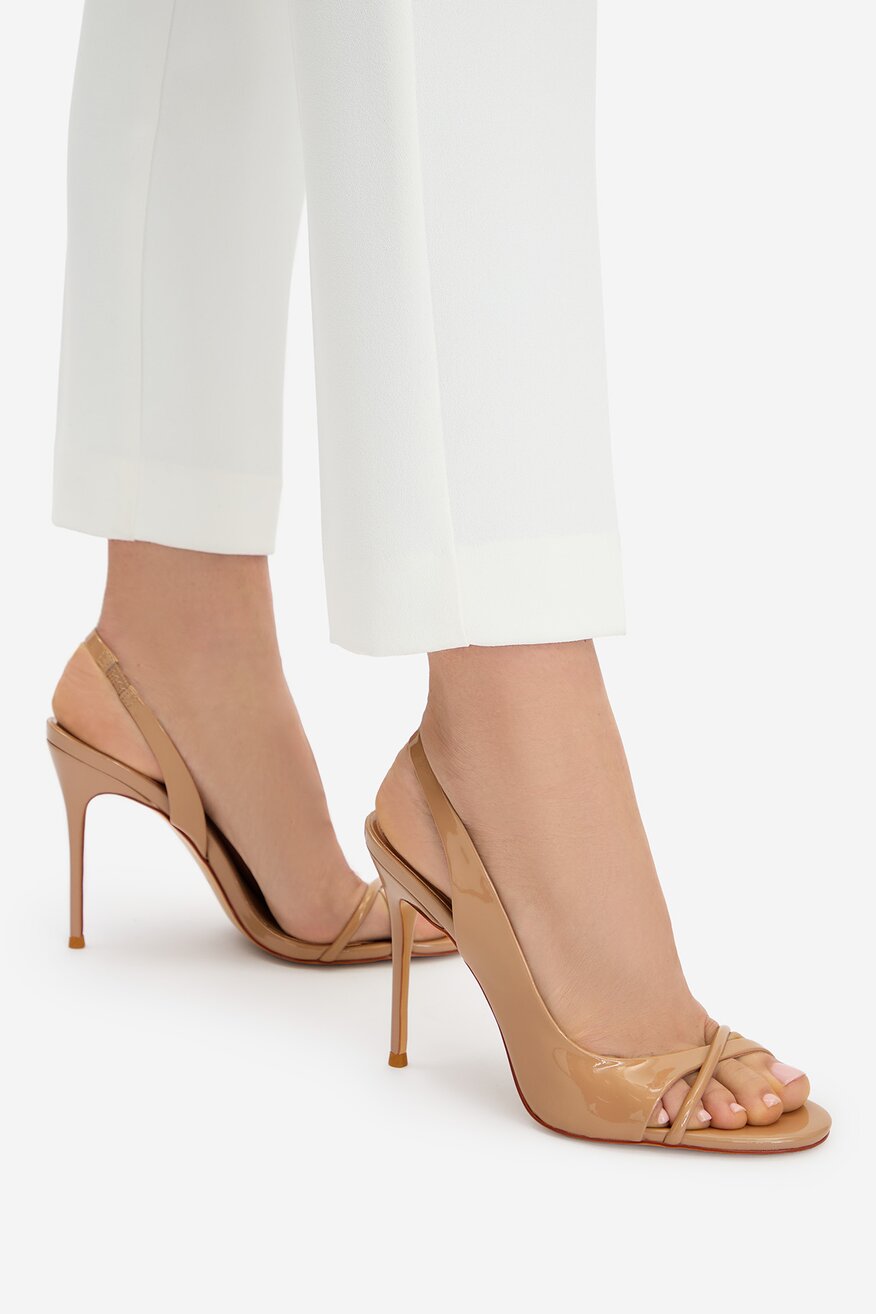 
                EVA MINGE - Sandały skórzane - 5906751804971