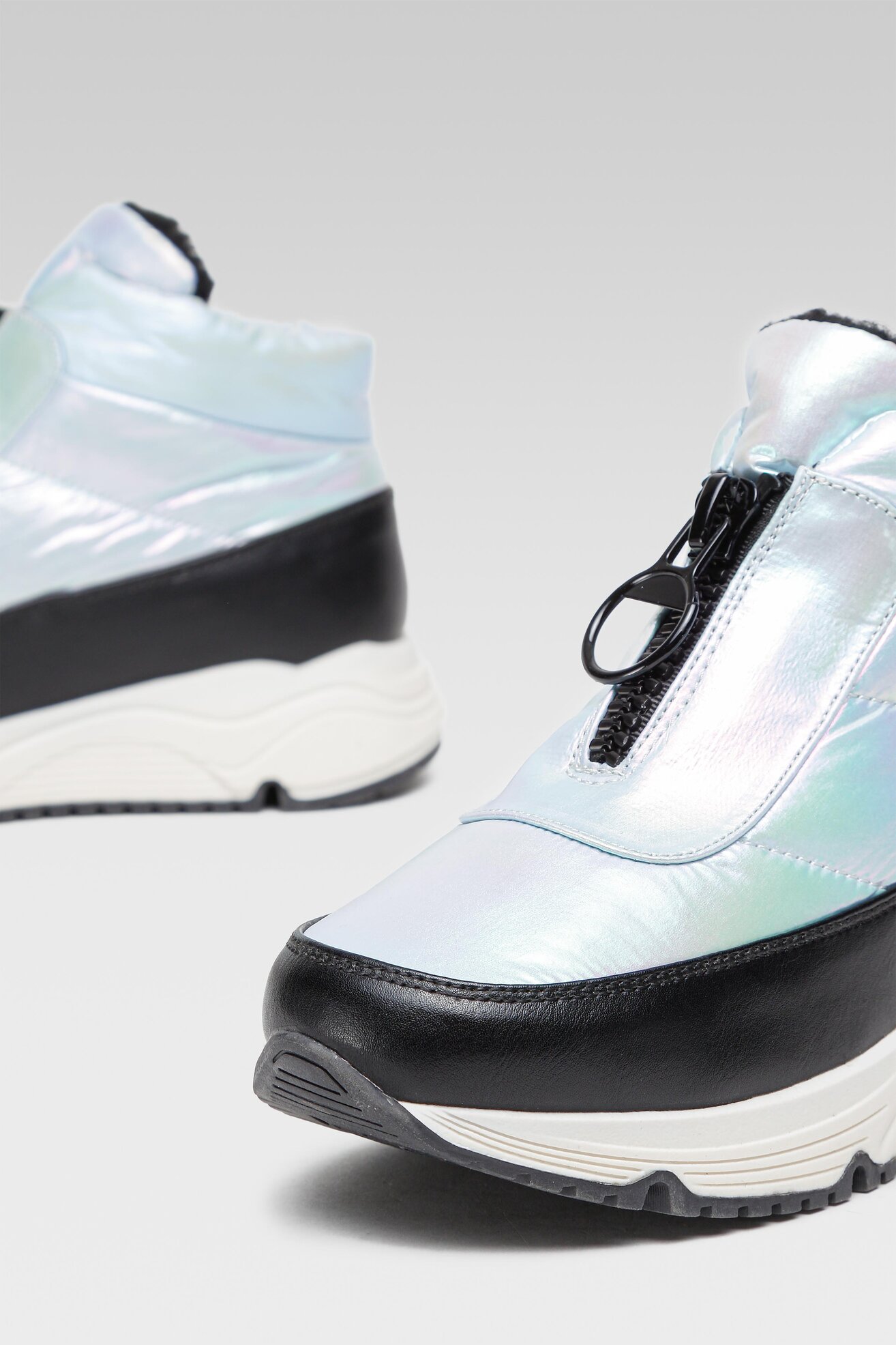 Duboke cipele DeeZee CS5860-03 SREBRNA