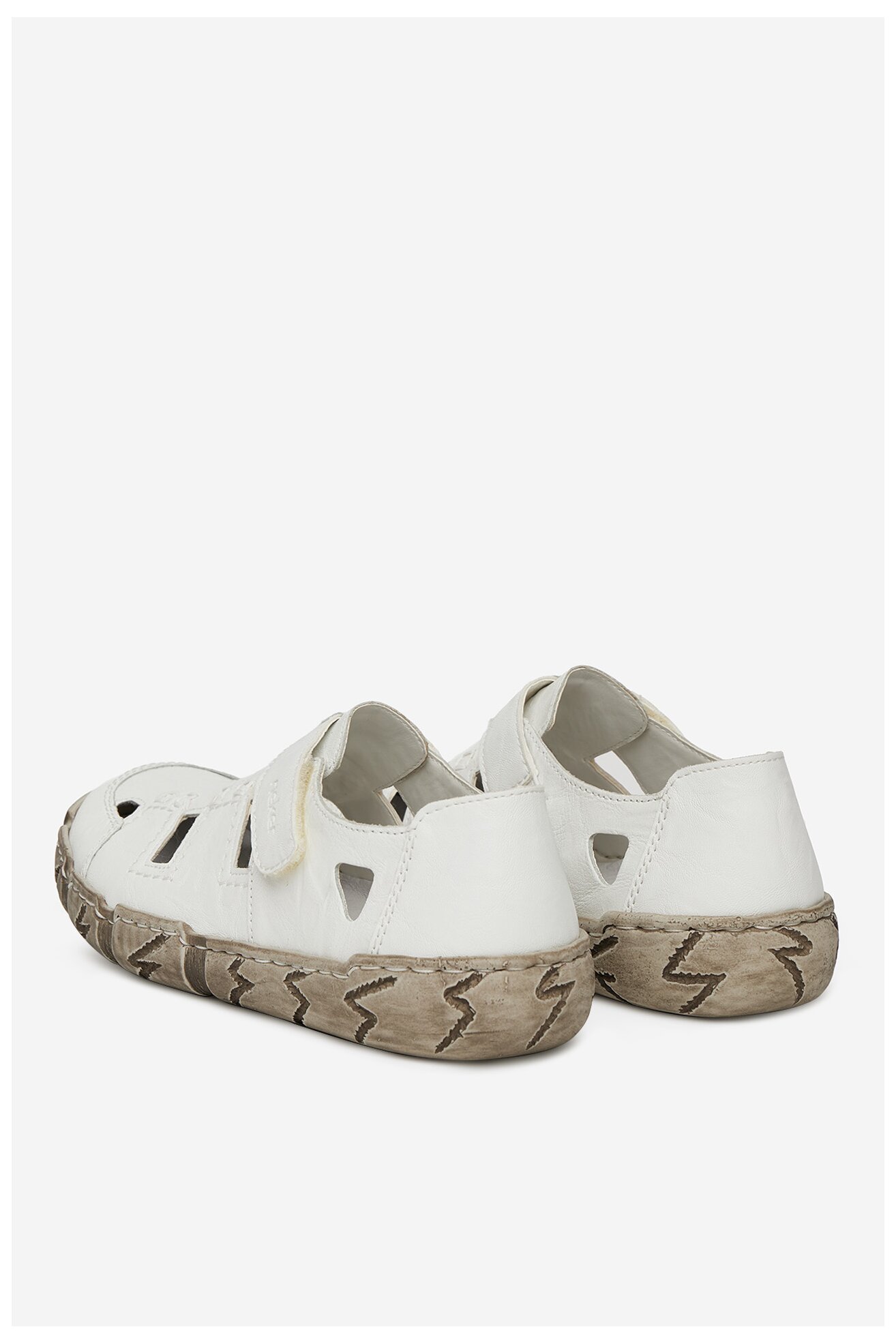 Sandały Rieker L0362-80 Biały