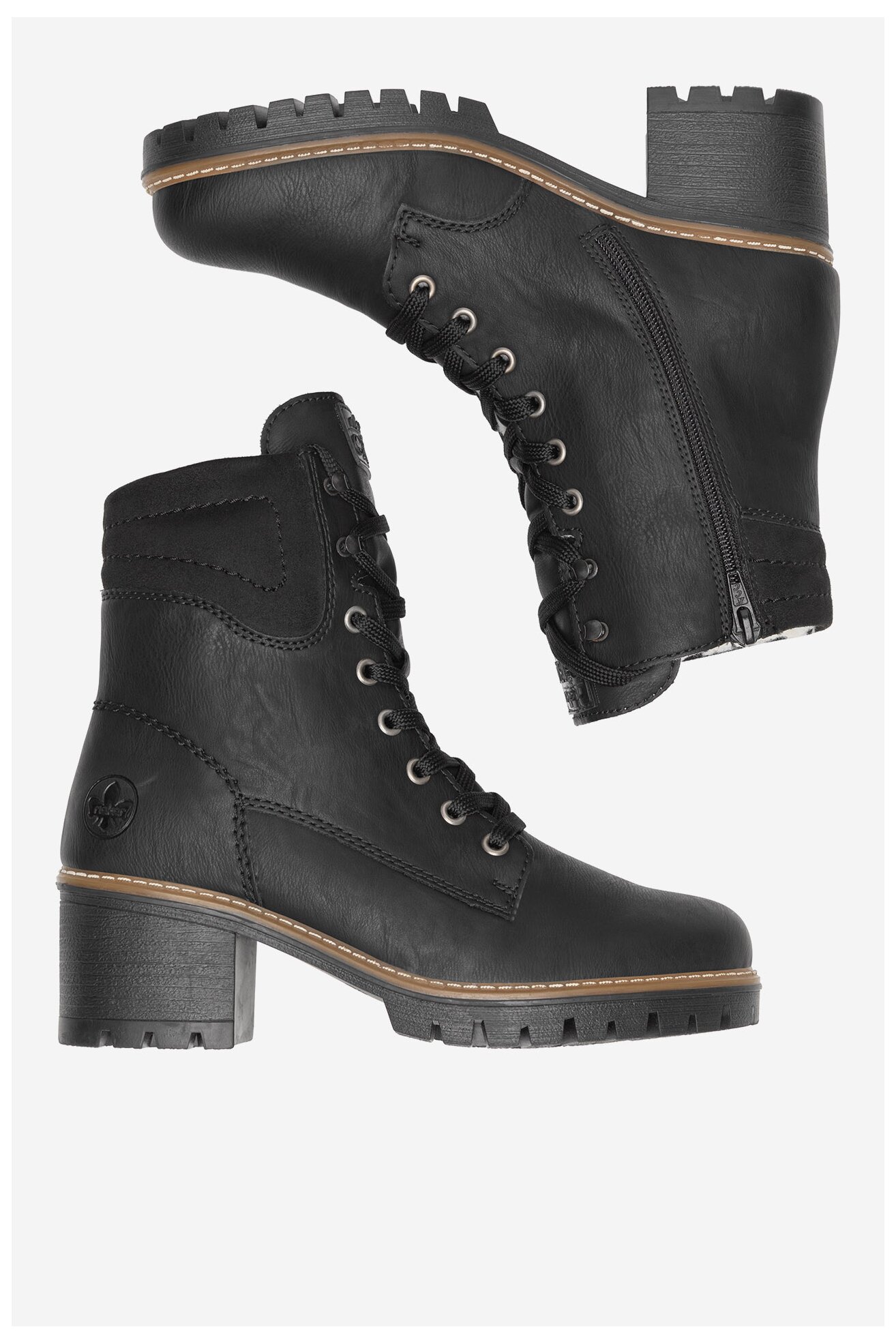 Csizma Rieker Y8610-00 FEKETE