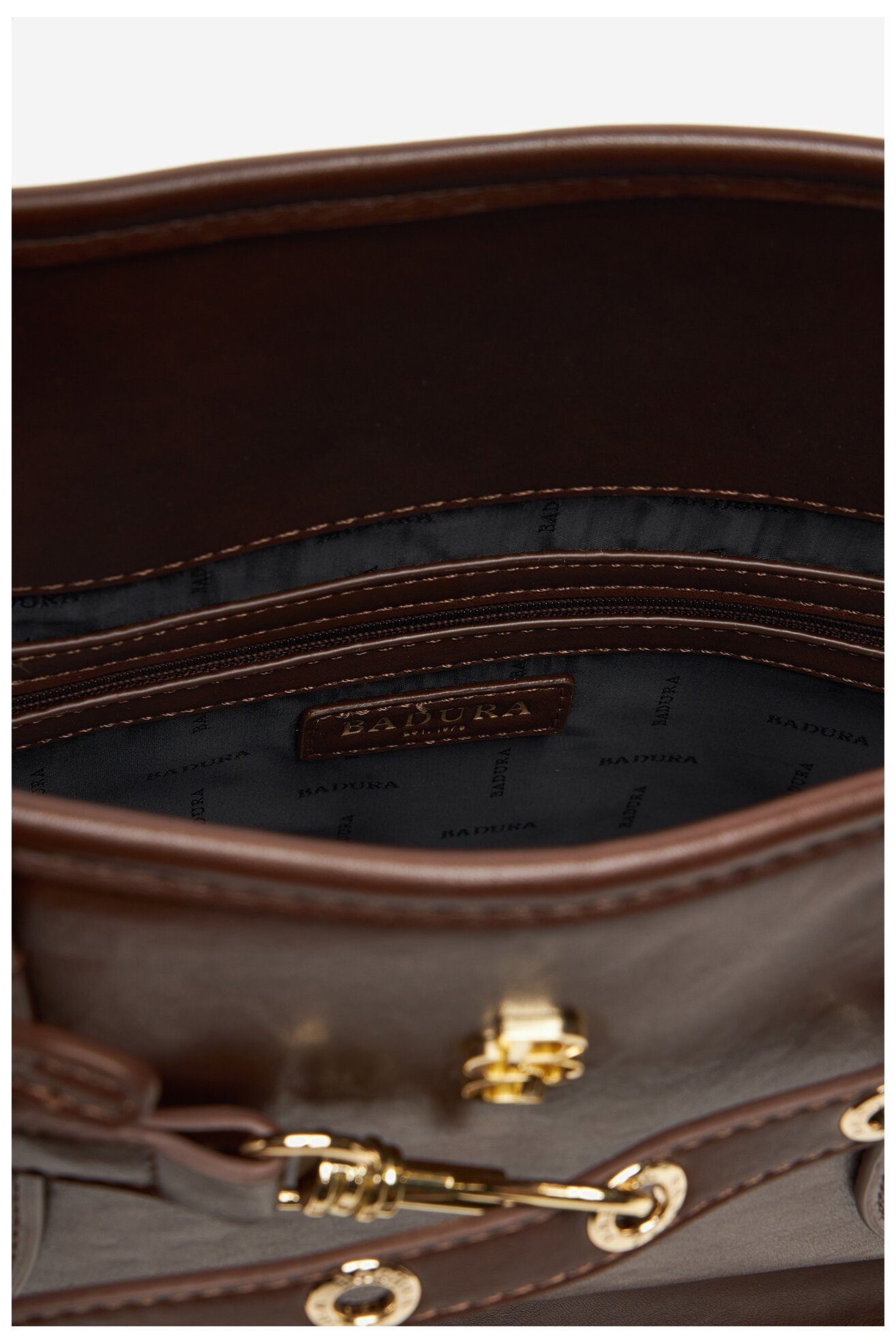 Geantă de mână Badura C-ADIANA-LDA8066 MARO ÎNCHIS