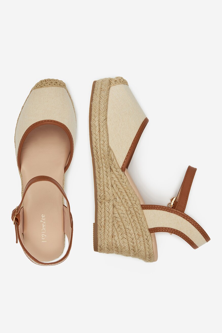 
                DeeZee - Espadryle na koturnie - 5906751130162