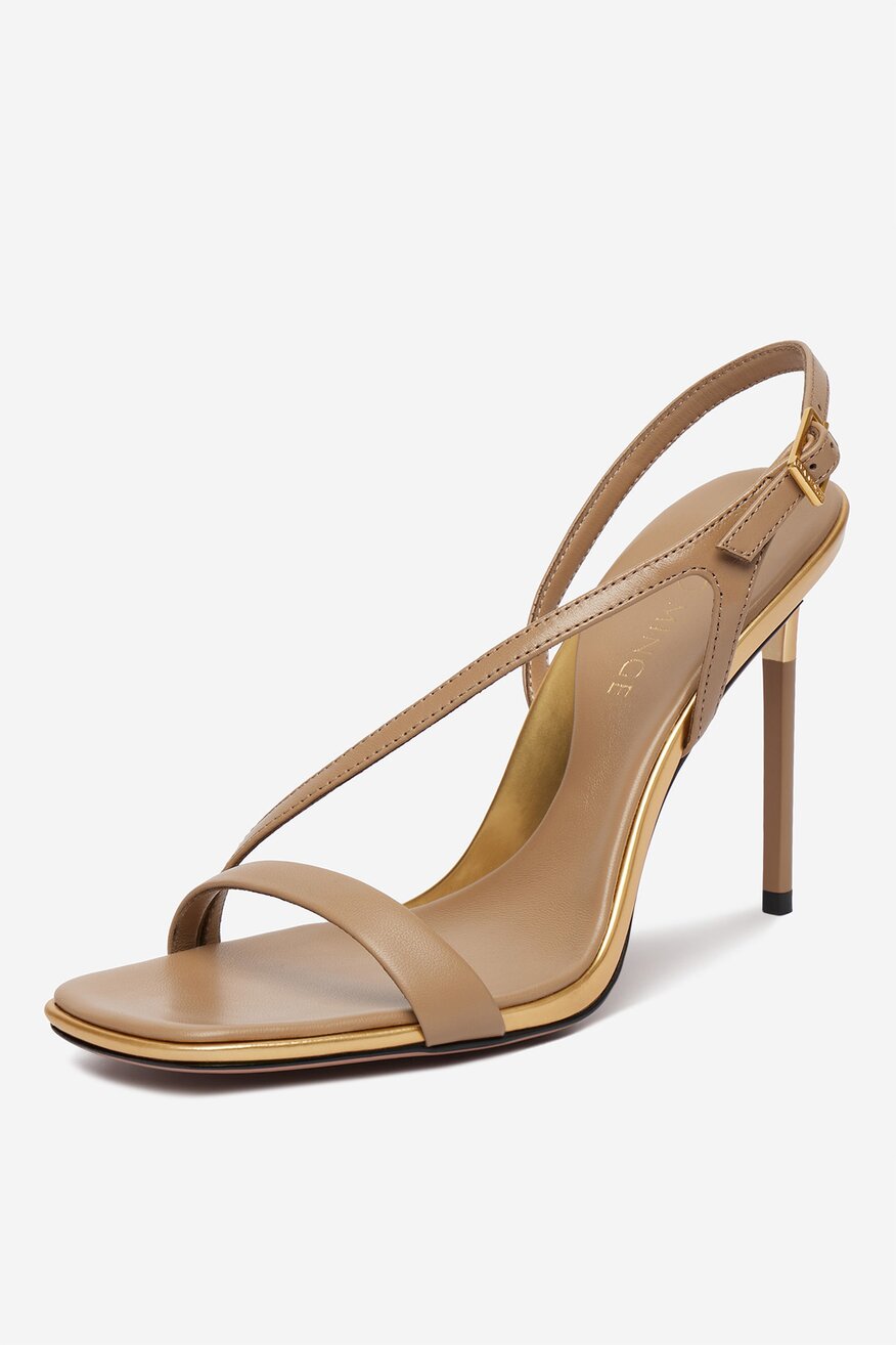 
                EVA MINGE - Sandały skórzane - 5906751796481