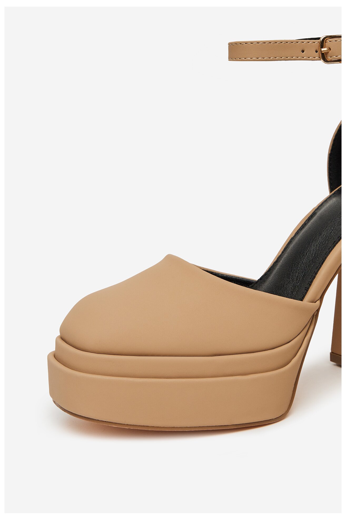 Pantofi cu toc DeeZee LW85478-6 CREM