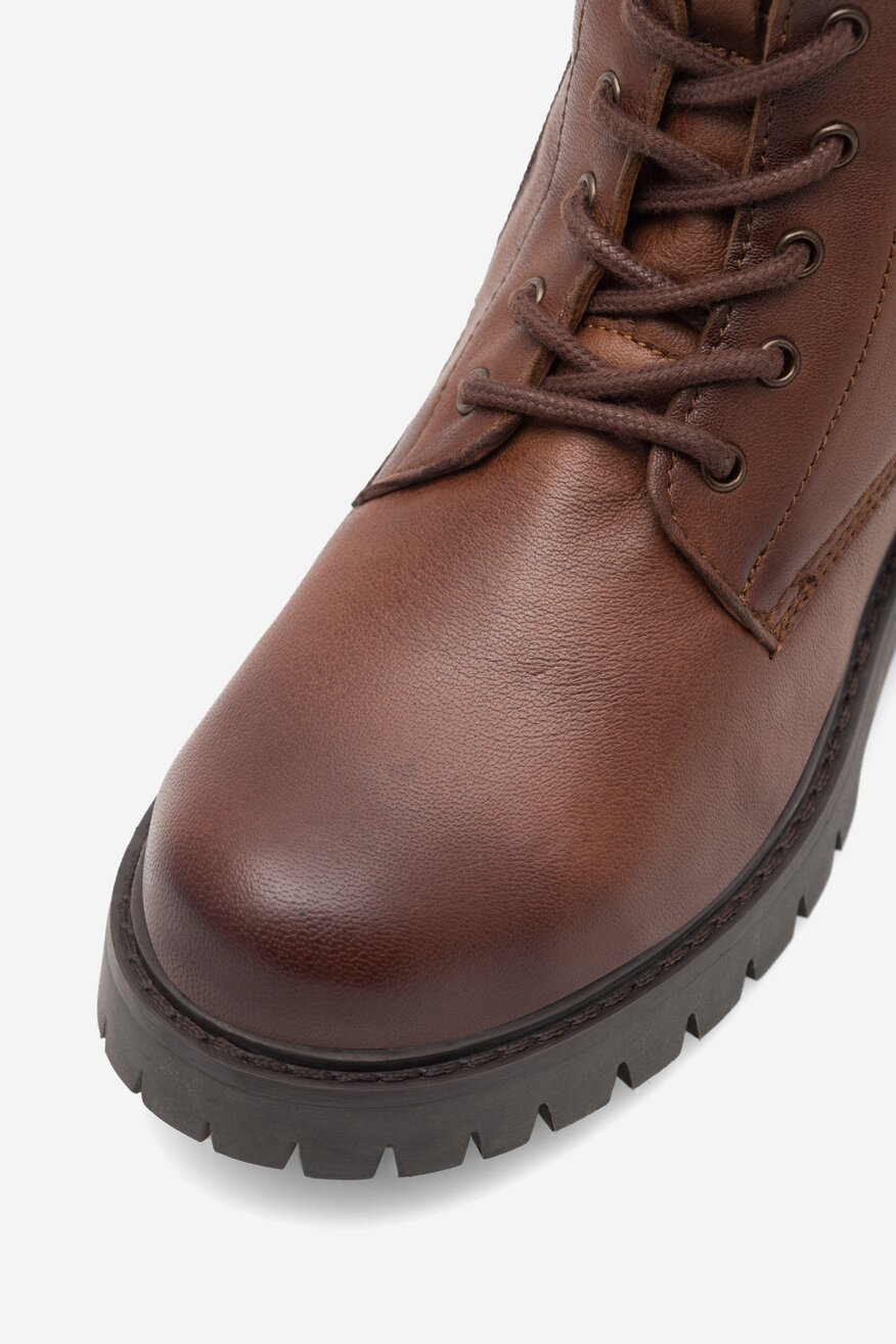 
                Lasocki Young - Trzewiki skórzane ocieplane - 5905588117070