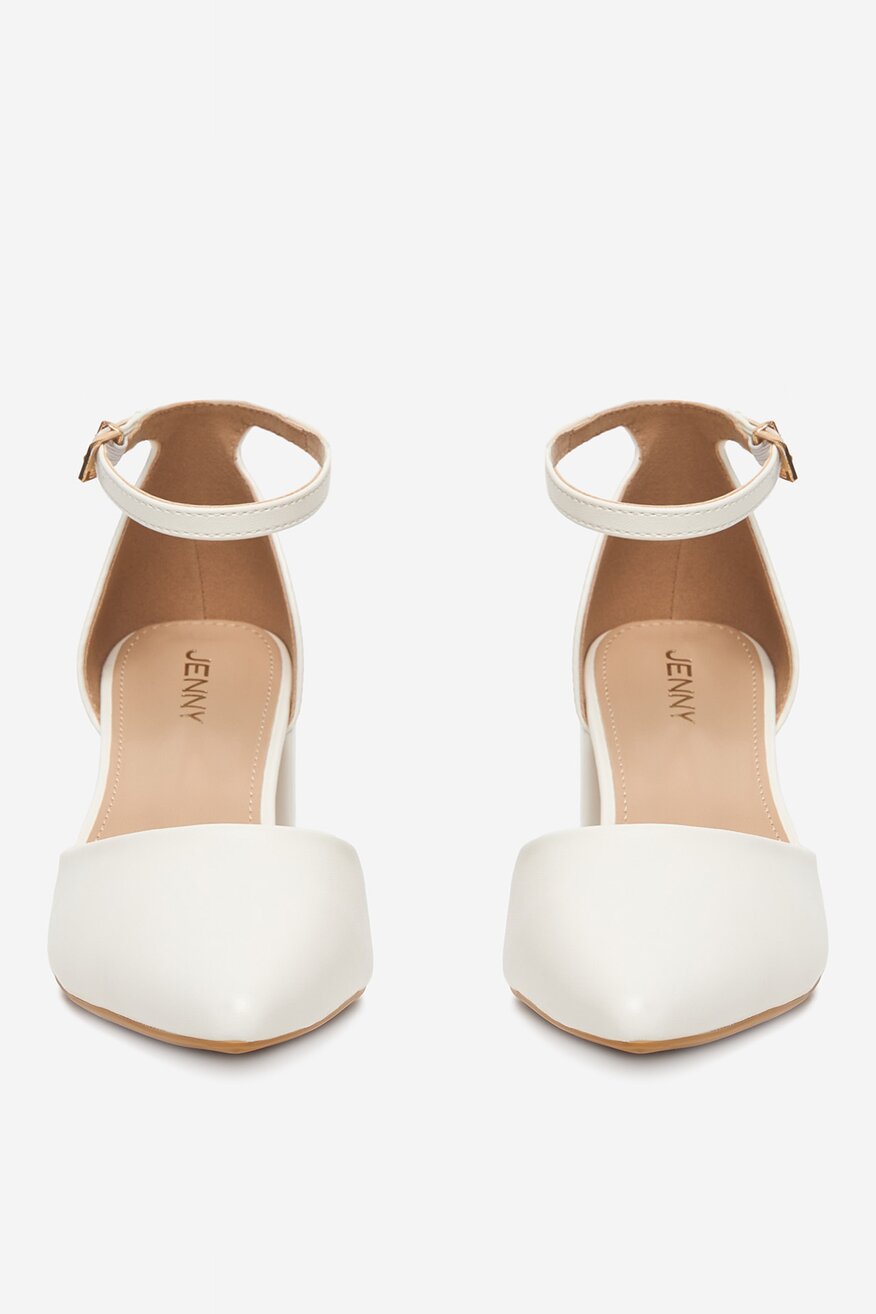 
                Pantofi cu toc Jenny ALB - 5906751556528