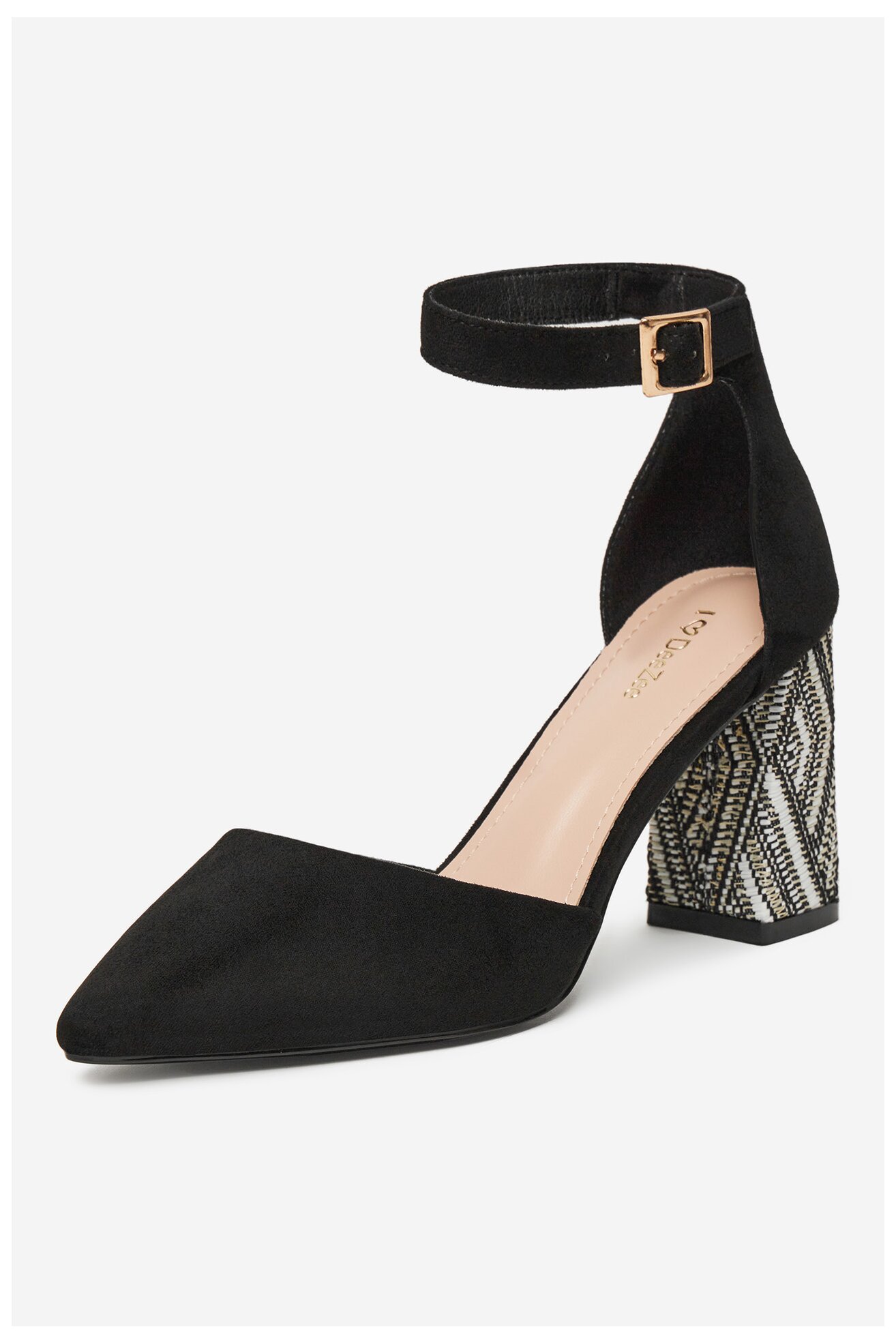 Lodičky DeeZee A1-0272H1 ČERNÁ