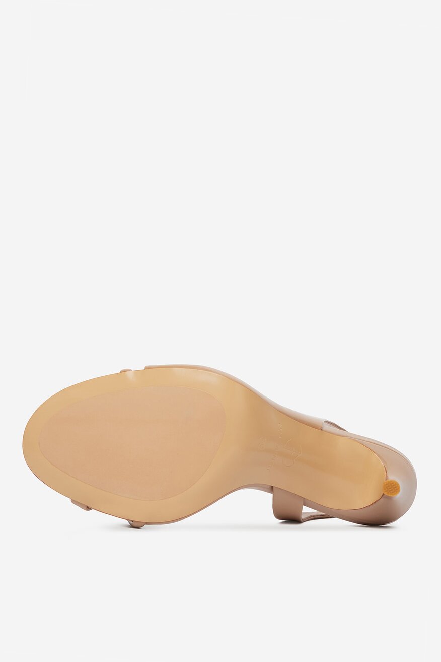 
                EVA MINGE - Sandały skórzane - 5906751804971