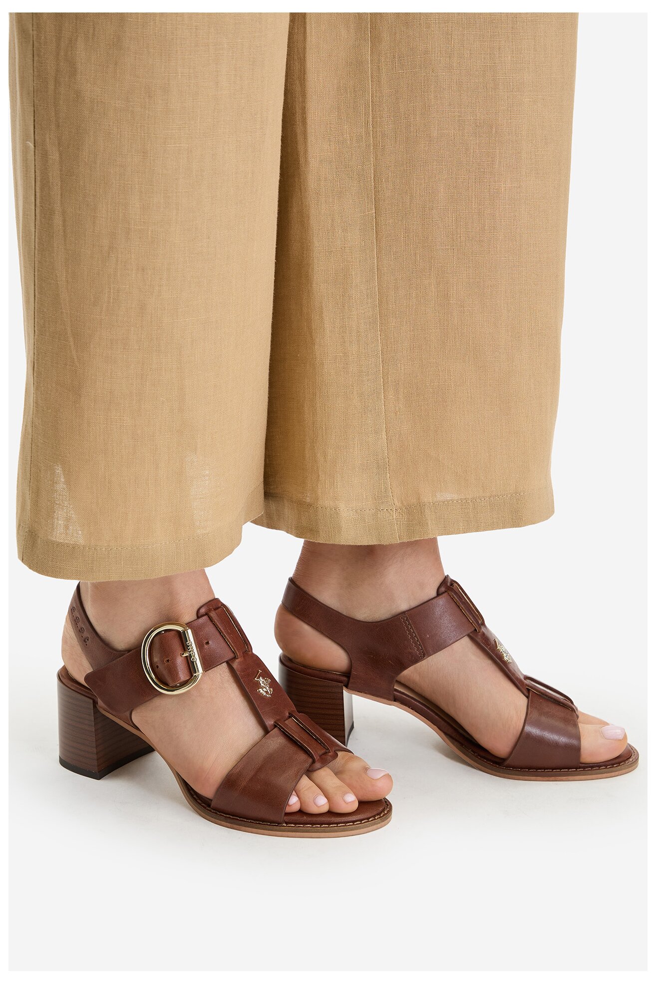 Sandały Beverly Hills Polo Club EO-WB-ISOLDE-09 Brązowy