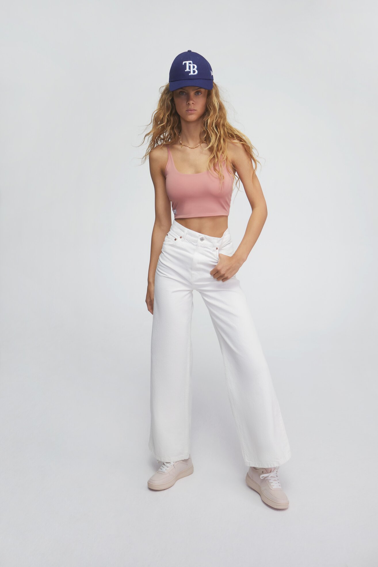 T-shirt Sprandi SS21-TTD001 Różowy jasny