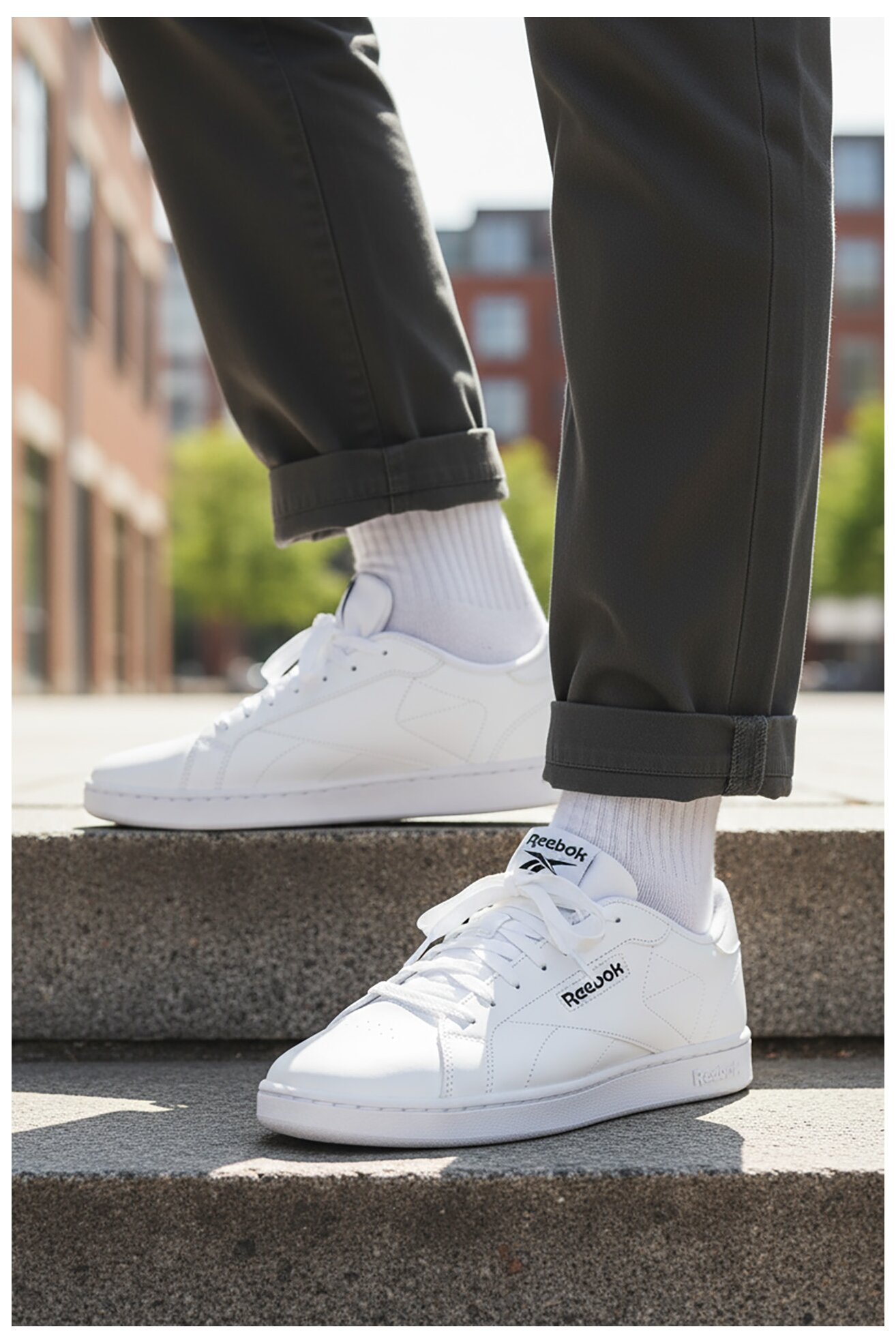 Încălțăminte sport Reebok CEO-COURT CLEAN 100074369 ALB