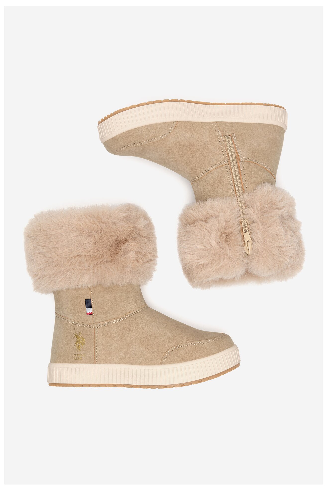 Ботуши U.S. POLO ASSN. VICKI001K/DYF1 БЕЖОВ