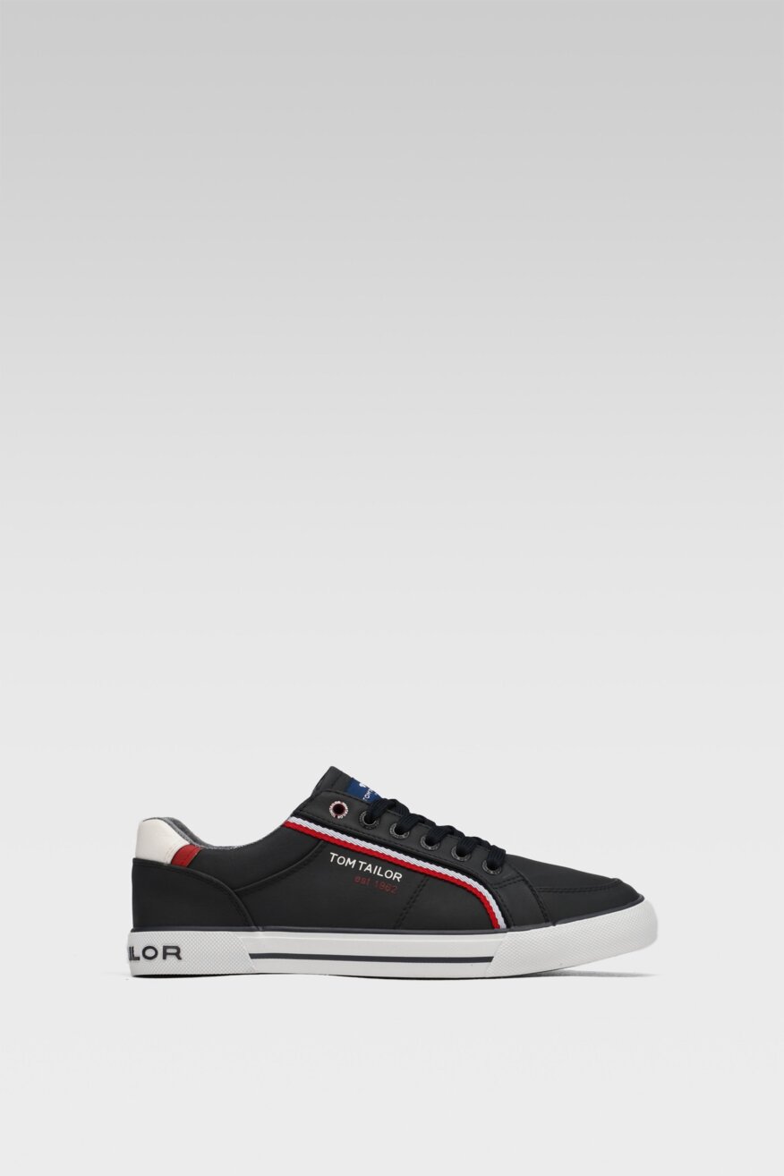 
                Tom Tailor - Półbuty granatowe sznurowane - 5903698427171