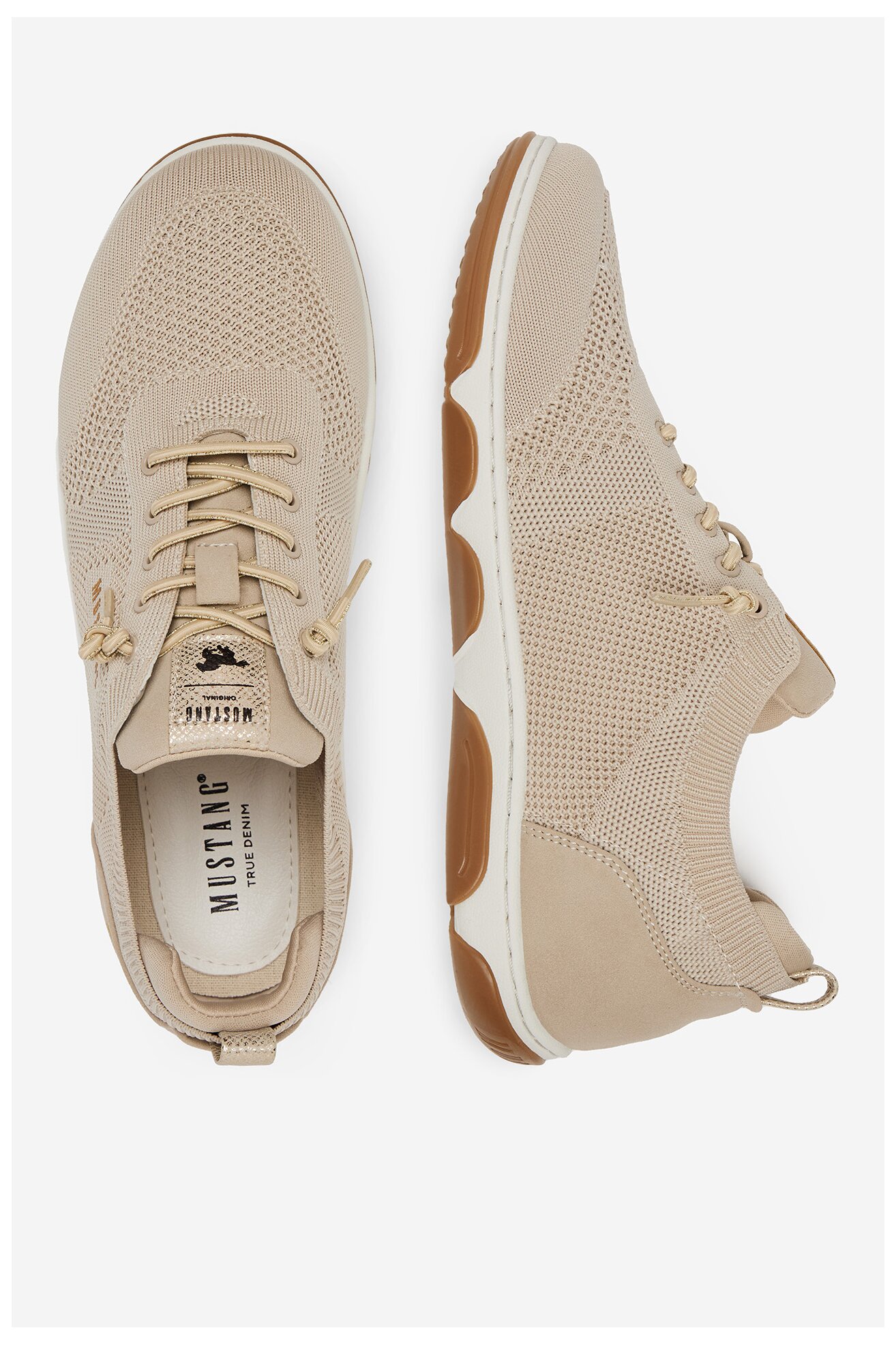 Sneakers Mustang 1488-303 Beżowy