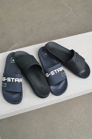 Шльопанець для басейну G-STAR RAW SS25-3C096-M ТЕМНО-СИНІЙ