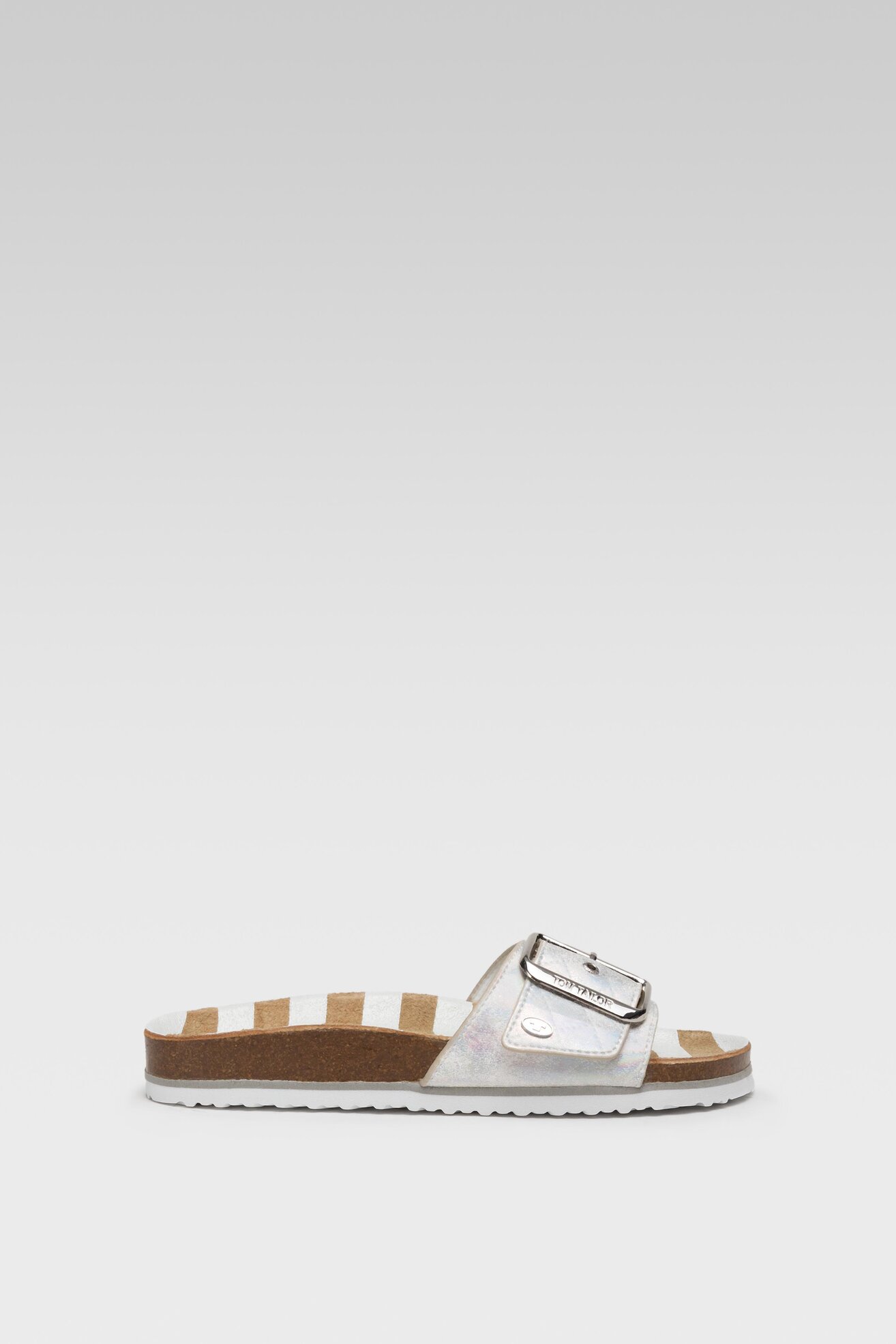 Klapki Tom Tailor 329340500 Biały