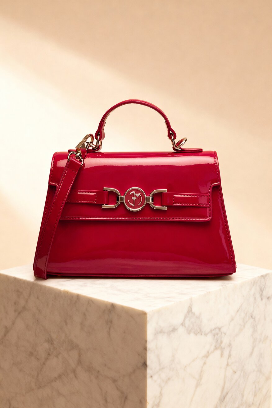 Дамска чанта EVA MINGE ЧЕРВЕН - 5906751331019