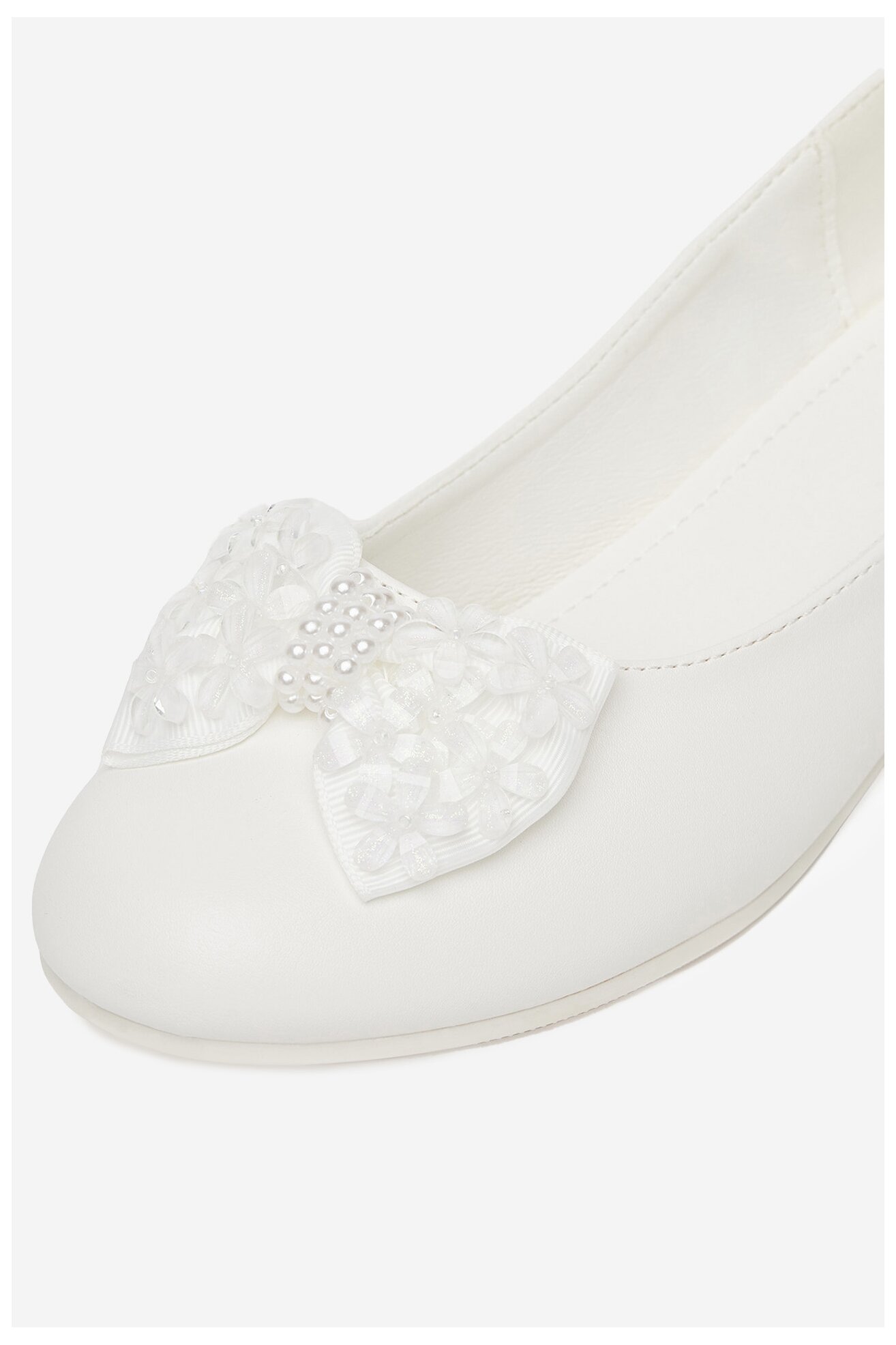 Baleriny Nelli Blu CS23120-06 Biały