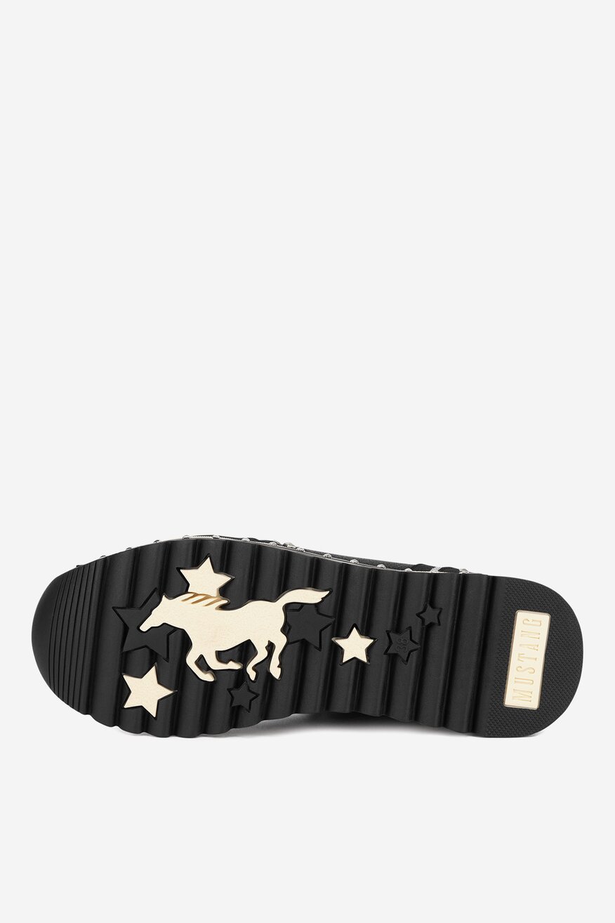 Mustang - Sneakersy na platformie - 5905588862697