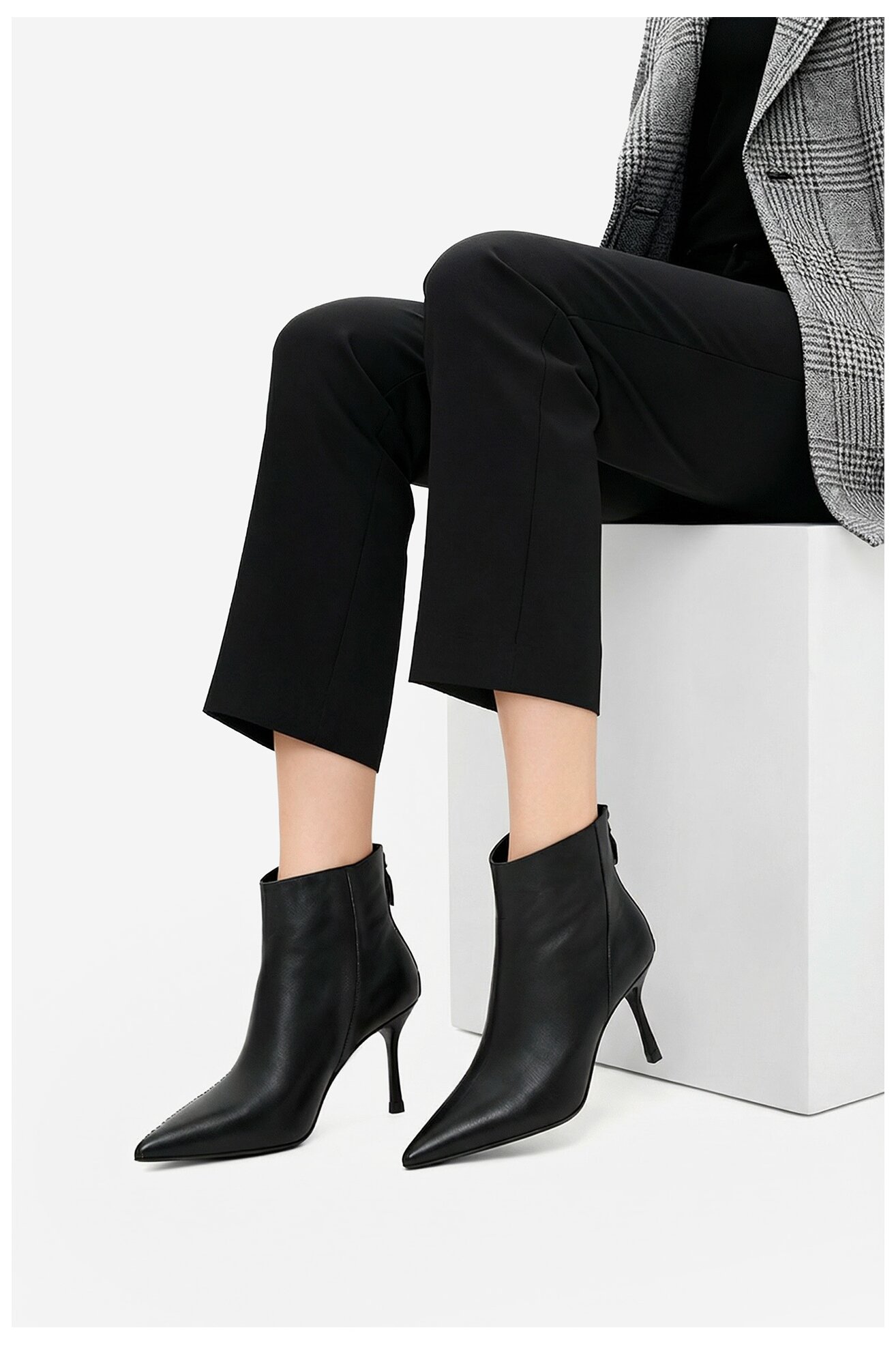 Botki EVA MINGE EO-AVI-C002X Czarny