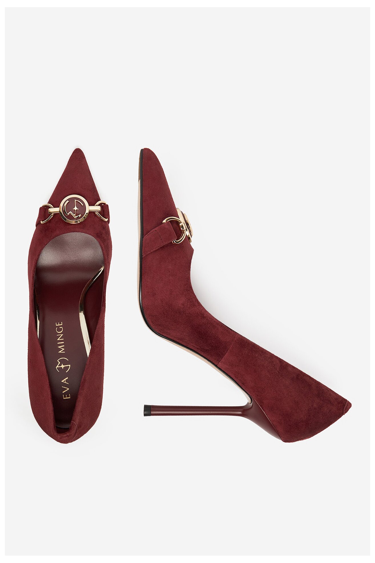 Pantofi cu toc EVA MINGE EO-LILA-1677-13-3S GRENA