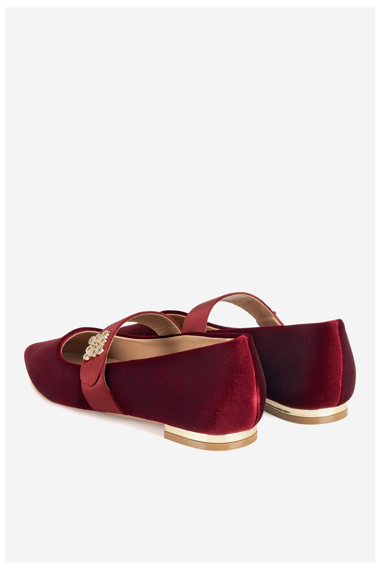 Baleriny NINE WEST 8168-1 BORDÓ