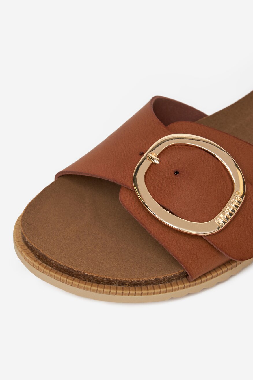 
                Papuče Mustang SVETLO BRAON - 5906751035238