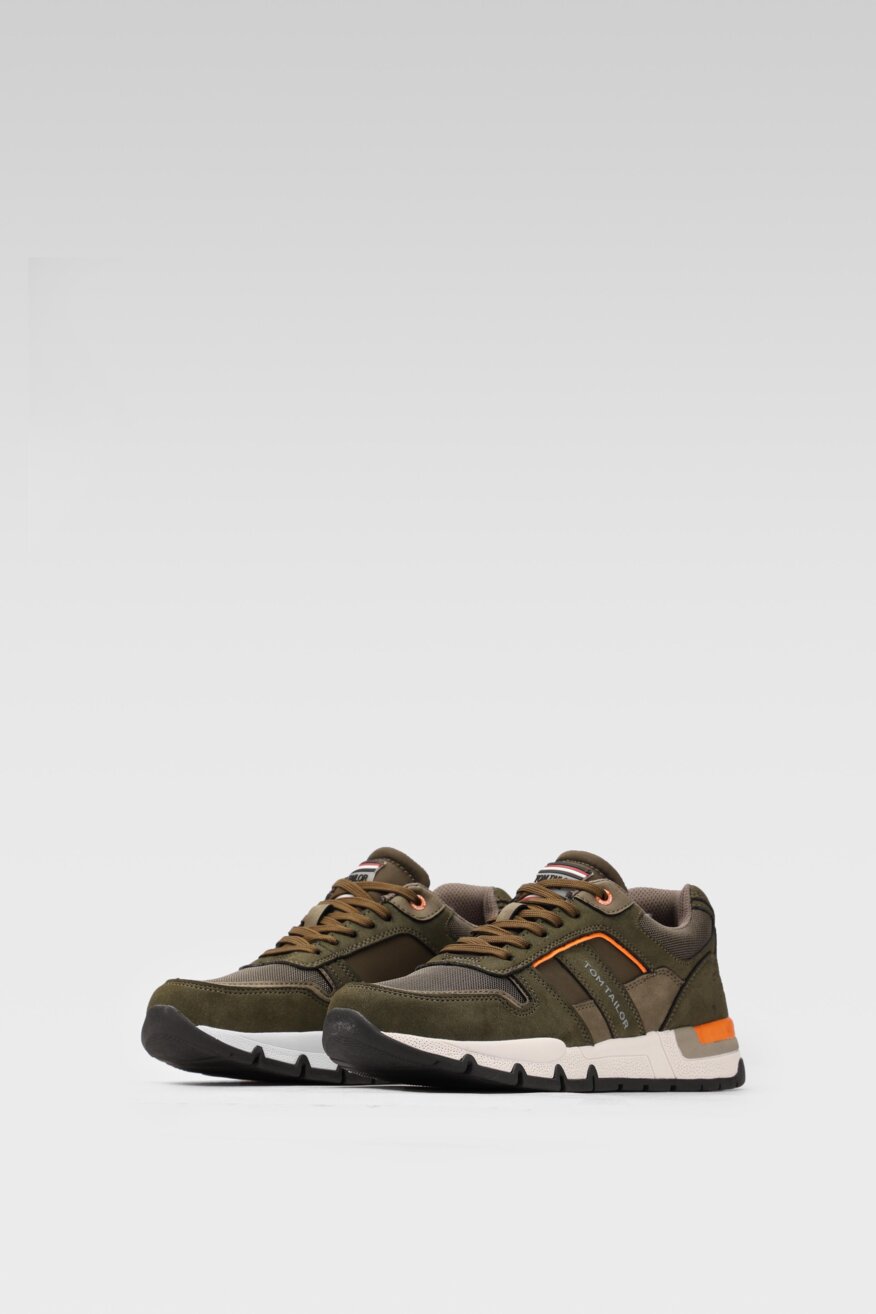 
                Tom Tailor - Półbuty khaki sznurowane - 5903698426211
