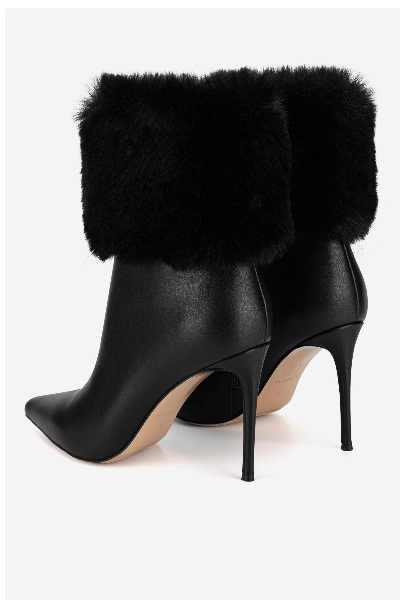 Ботильйони EVA MINGE HALAH-SL9596-202 ЧОРНИЙ